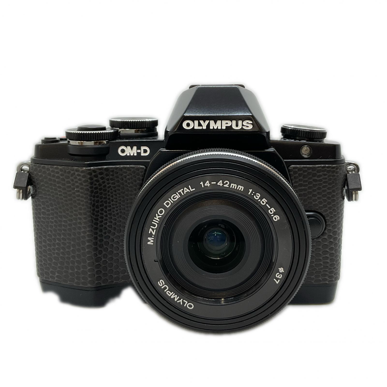 OLYMPUS 銀鏡受け答え一眼 OM-D E-M10 Limited Edition Kit 水晶体一揃いの道具 【中古】