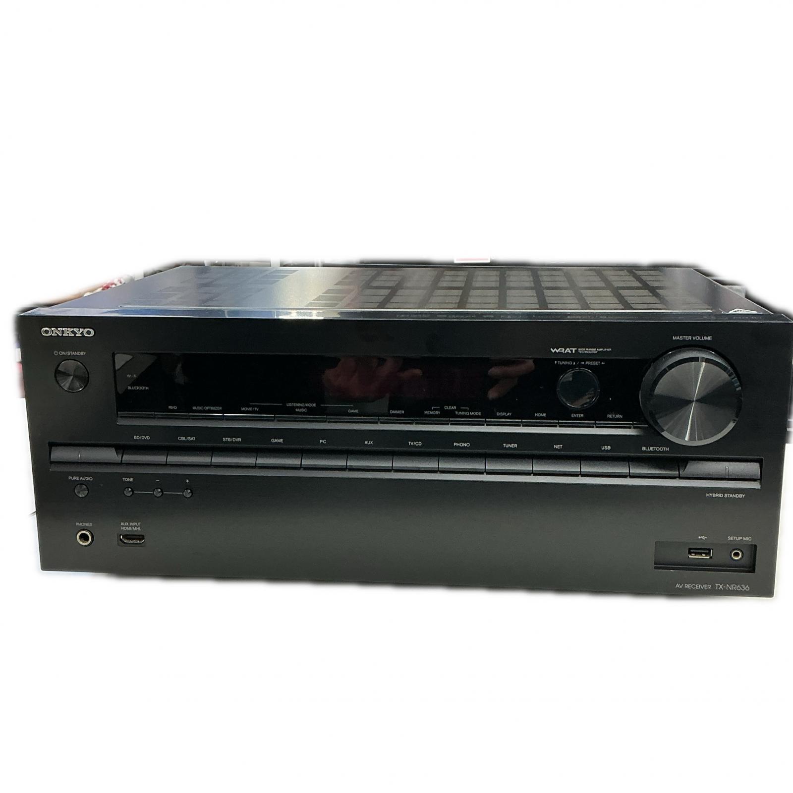 オンキヨー オンキヨー 中古オーディオ TX-NR636/AVアンプリファイアー 黒いこと【中古】