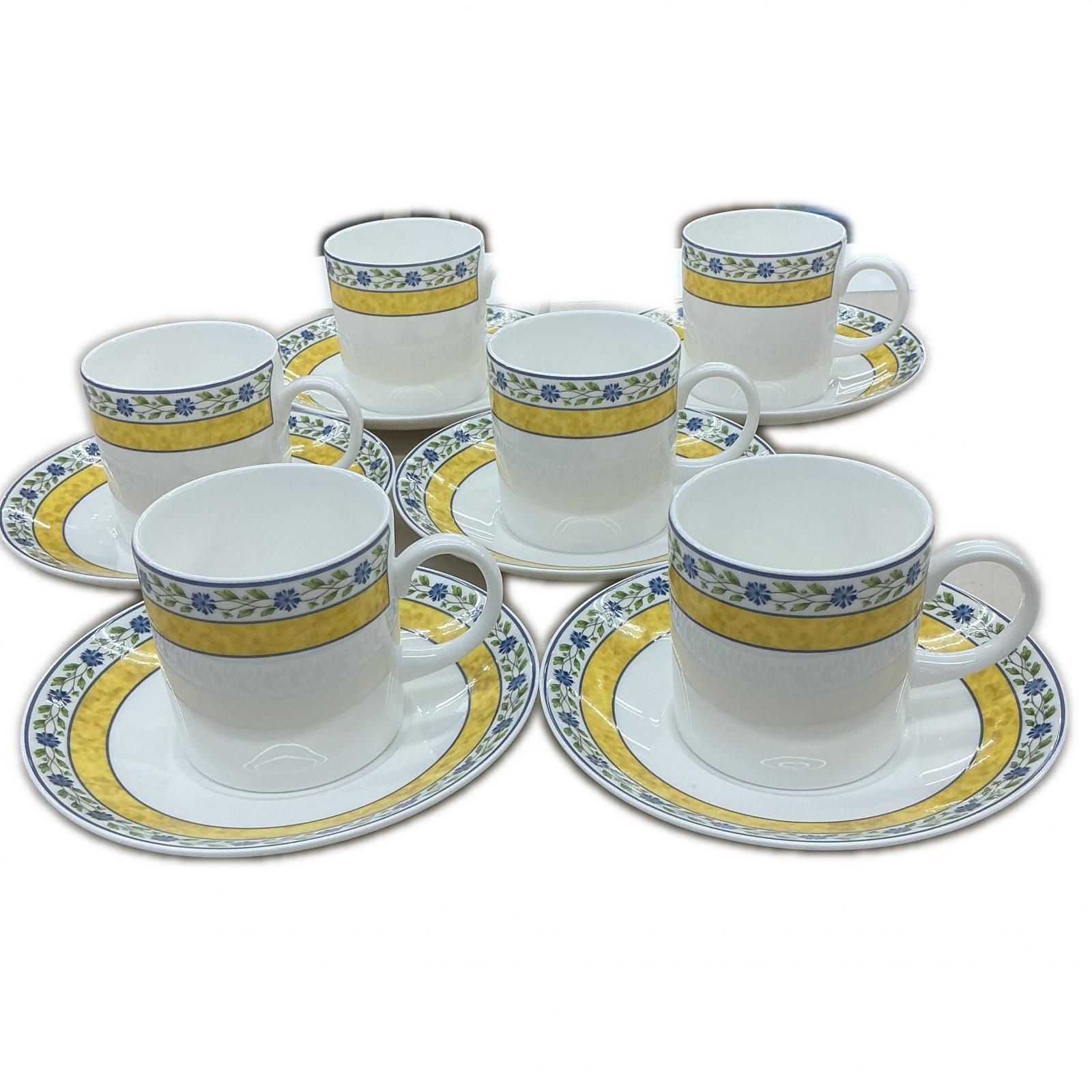 WEDGWOOD WEDGWOOD 食器 ウェッジウッド ミストラル 珈琲優勝杯 平円盤 6客書き割り【中古】