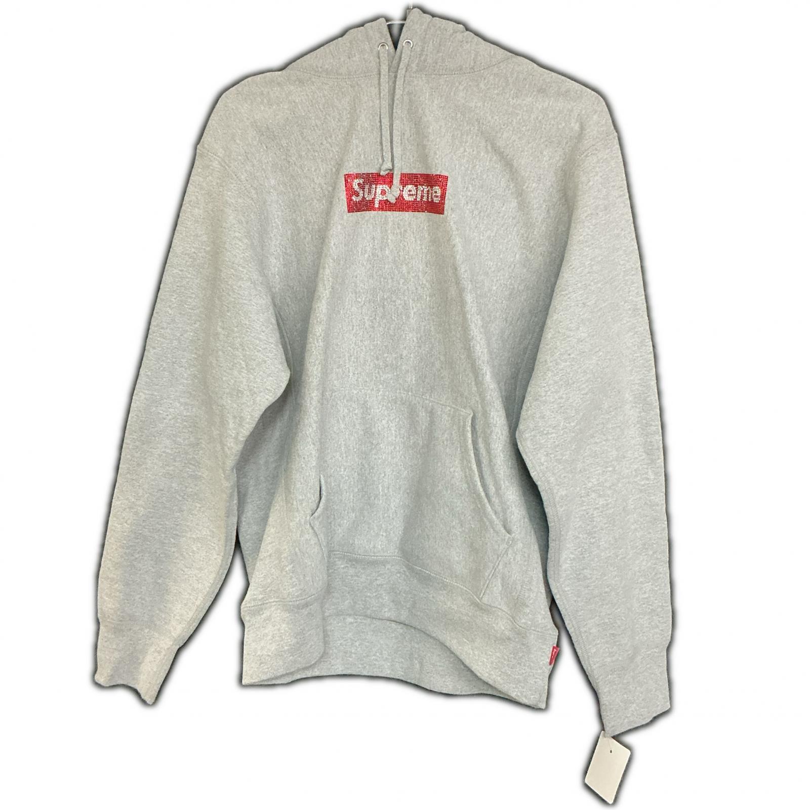 Supreme シュプリーム パーカー 薄墨色 フーディ【中古】
