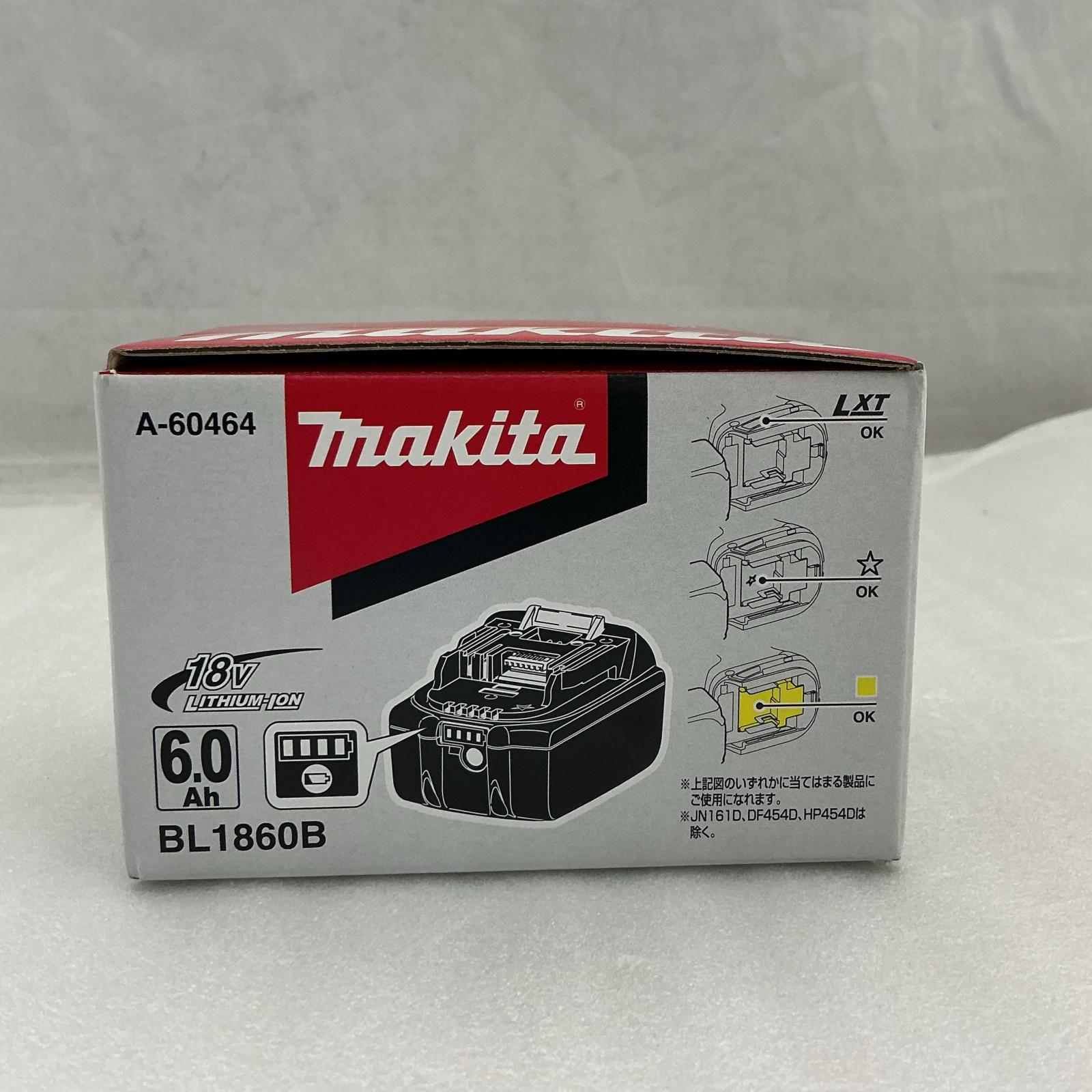 【未当て嵌める】マキタ リチウムイオンバッテリー 18V 60Ah  BL1860B 黒