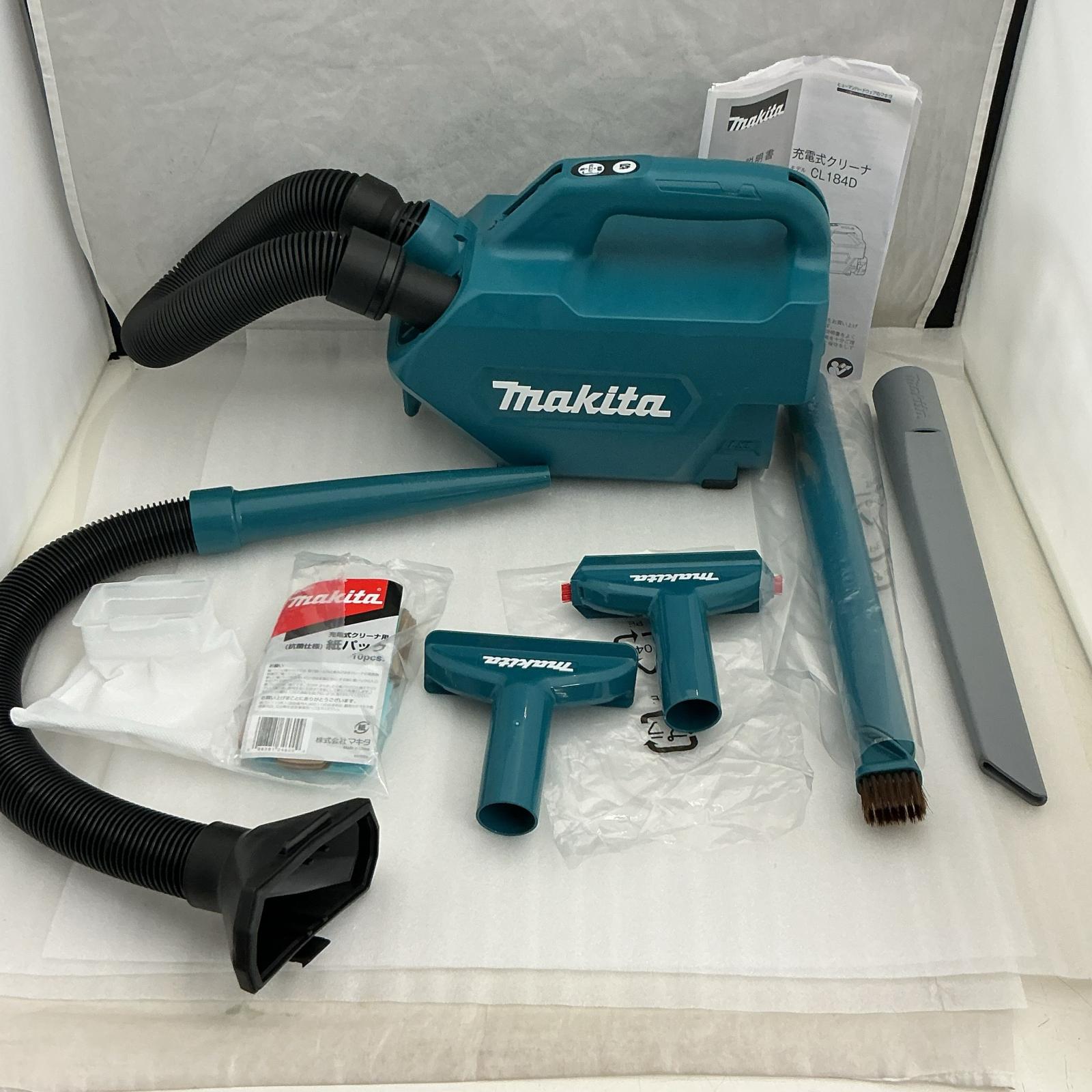 【全品ポイント10倍!要エントリー】【期間限定セール】マキタ 充電式クリーナー 掃除機 CL184DZ 青【中古】|ワットマン店