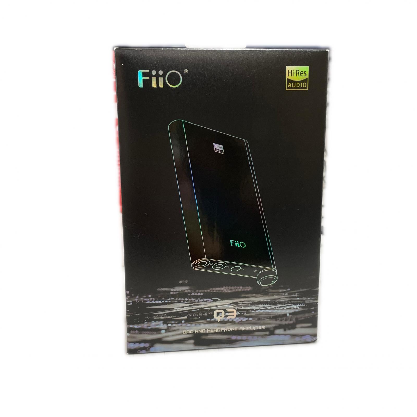 Fiio Fiio オーディオかかわり合い Fiio Q3 MQA 黒いこと【中古】