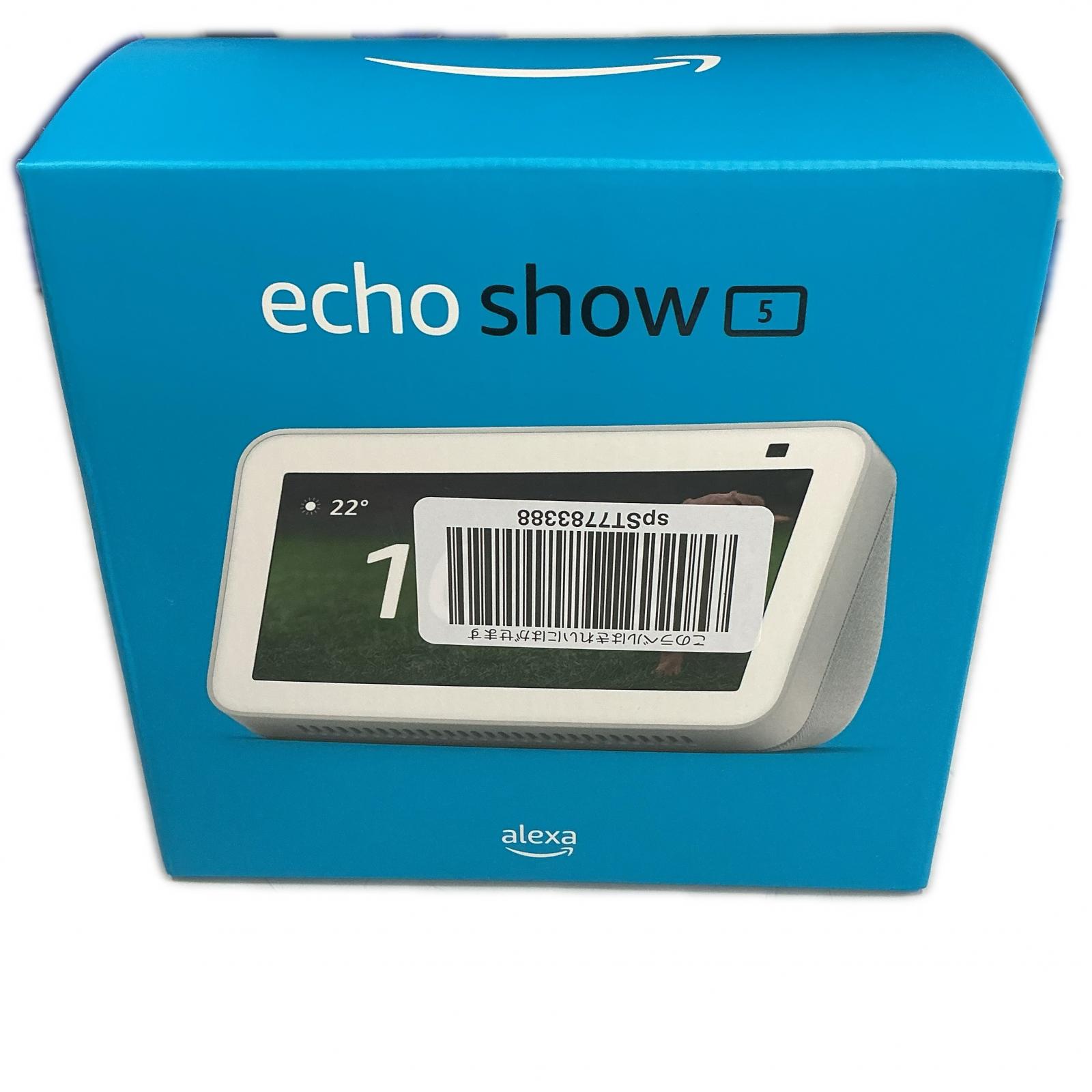 【未当て嵌める】Amazon Amazon オーディオかかわり合い Echo Show 5 白いこと【中古】