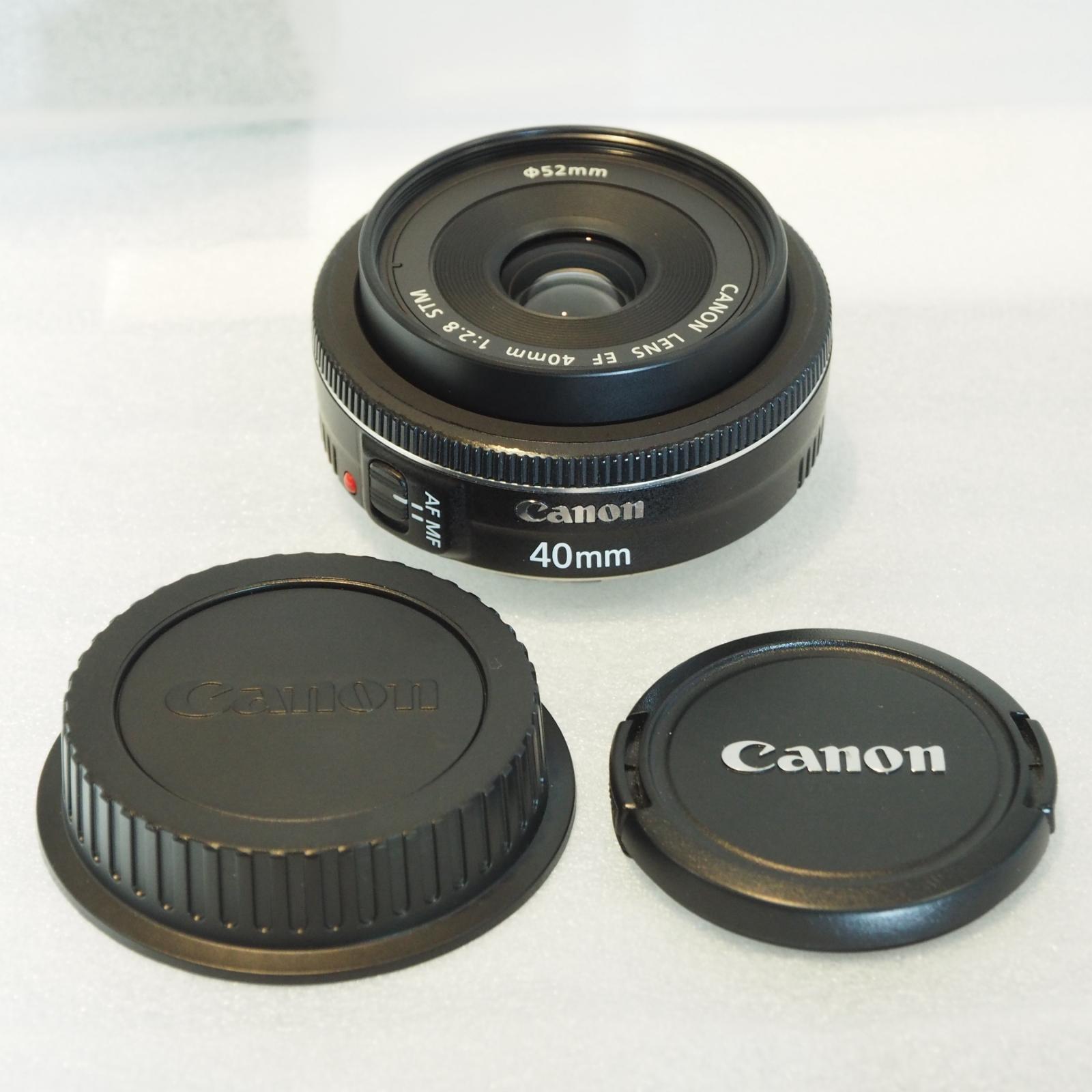 Canon EF 40粍 f/2.8 STM 黒いこと【中古】