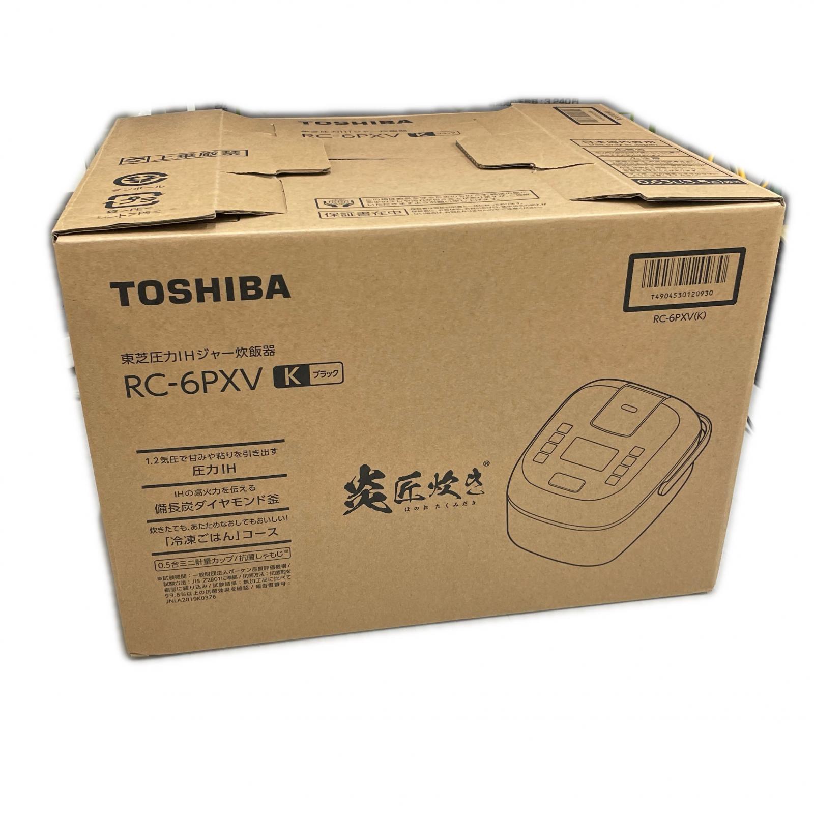 【未当てはめる】Toshiba Toshiba 炊飯器 RC-6PXV【中古】