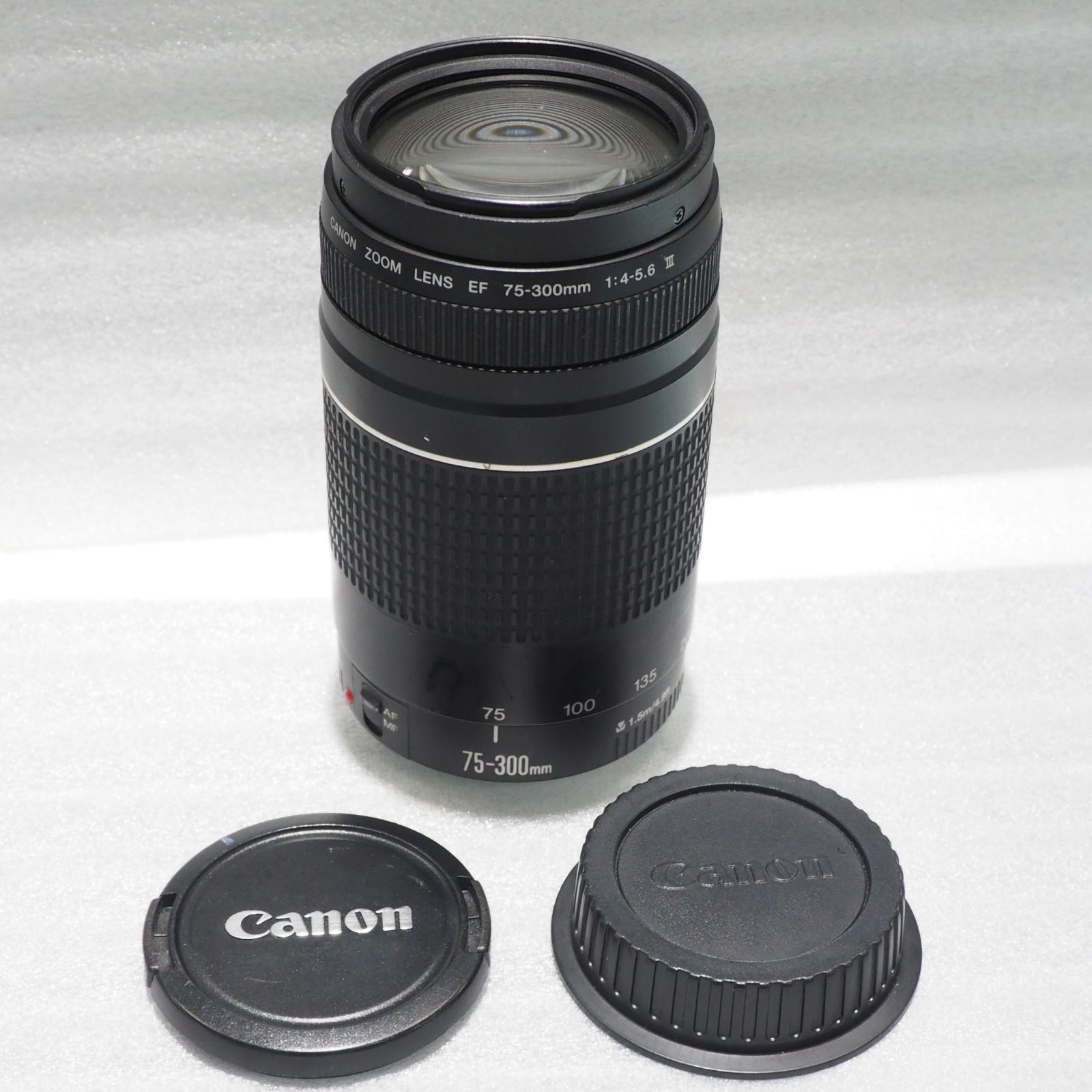 Canon 取り替えっこ水晶体 EF 75-300粍 f/4-5.6 III 黒【中古】