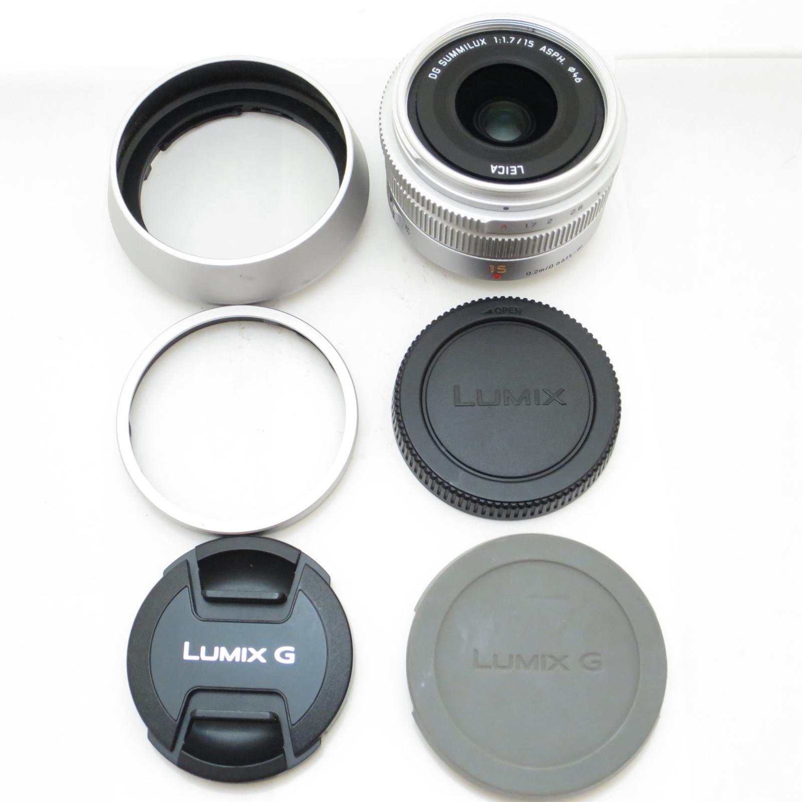 パナソニック Panasonic マイクロフォーサーズマウント用単興味の中心水晶体 Leica DG Summilux 15粍 f1.7 ASPH