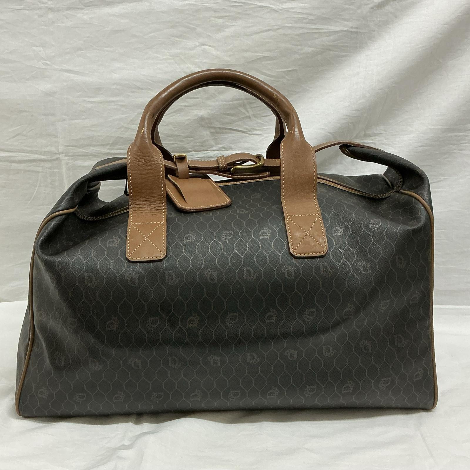 【難有品】ディオール ヴィンテージ ハニカム柄 ボストンバッグ