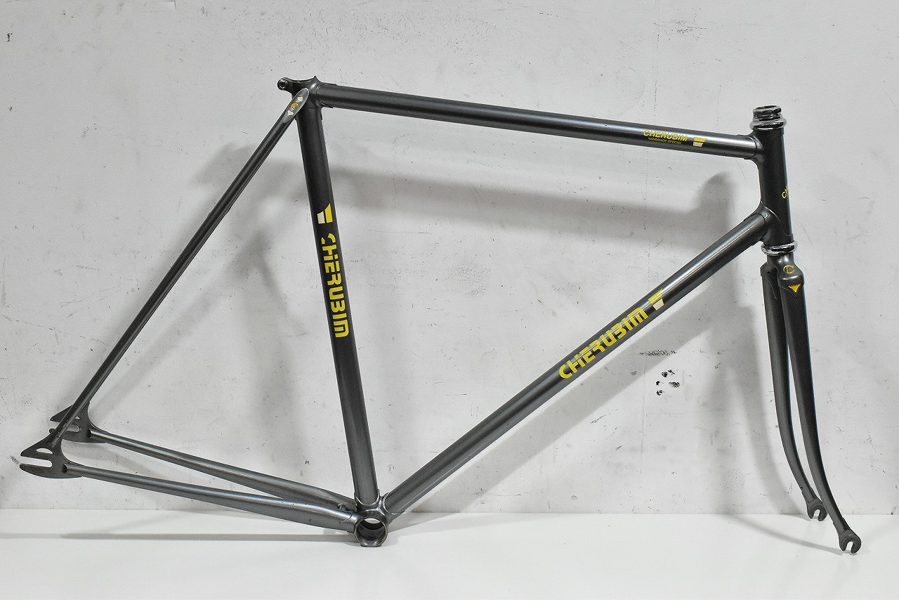 ケルビム CHERUBIM クロモリ ピスト ひな形書き割り 700c 【中古】【カウマン鎌倉】