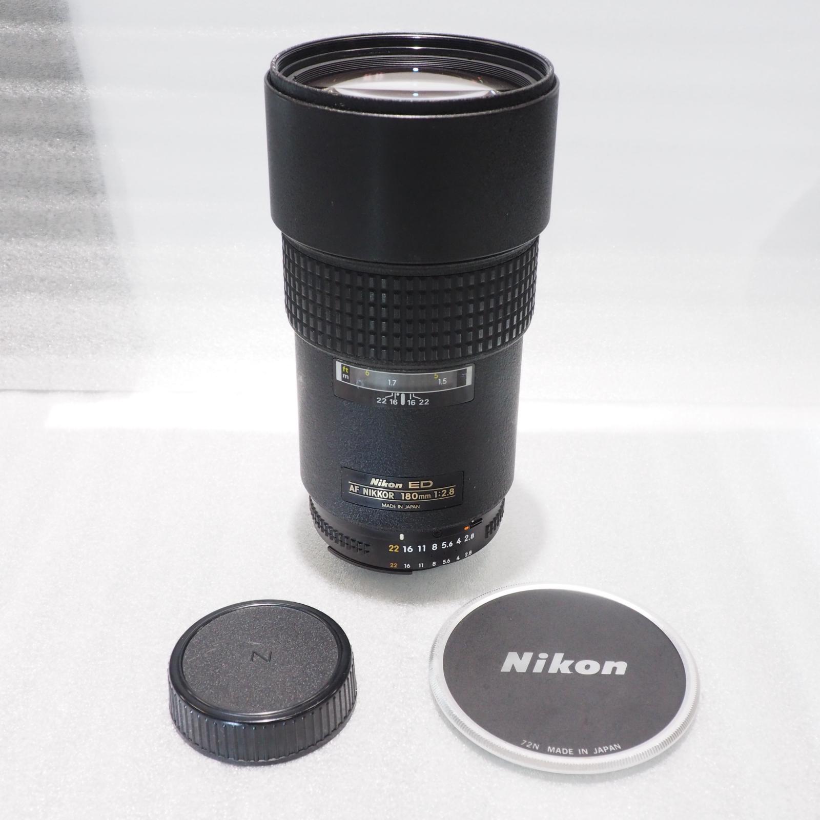 Nikon 取り替えっこ水晶体 人工知能学 AF Nikkor 180粍 f2.8 IF-ED【中古】