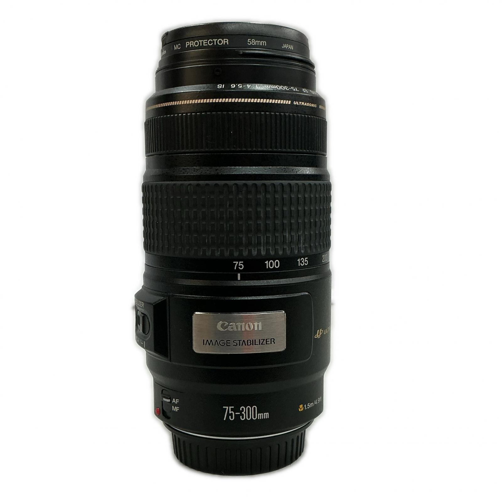取り替えっこ水晶体 Canon ZOOM LENS EF 75-300粍 1:4-5.6 IS【中古】