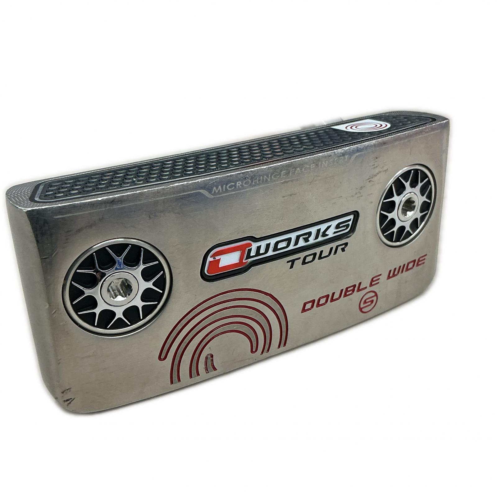 オデッセイ パター O-WORKS TOUR DOUBLE WIDE S しろがね色【中古】