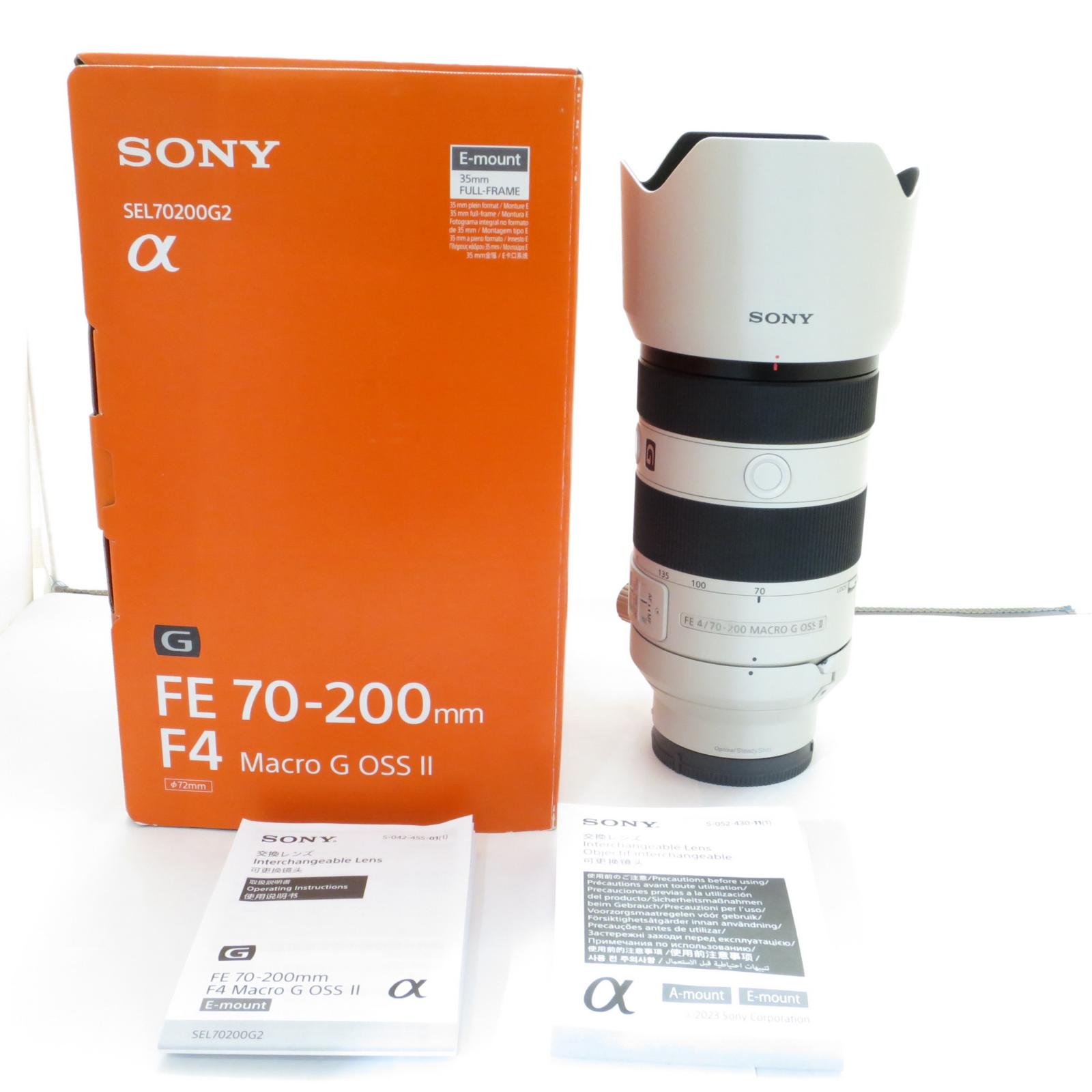 【全品ポイント10倍！要エントリー】【期間限定セール】ソニー SONY レンズ FE 70-200mm f4 Macro G OSS II｜ワットマン店