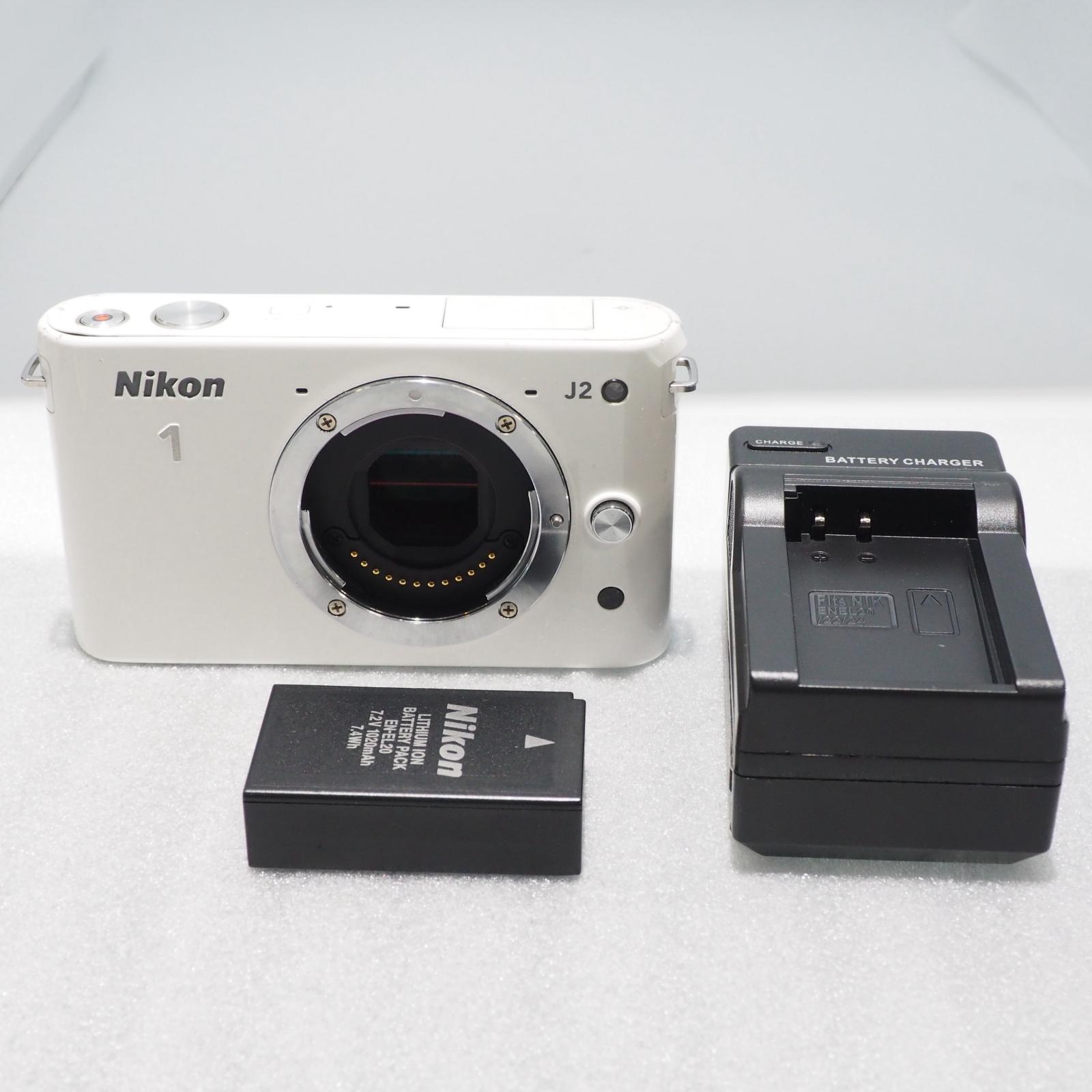Nikon デジタル写真機 Nikon 1 J2 白いこと【中古】