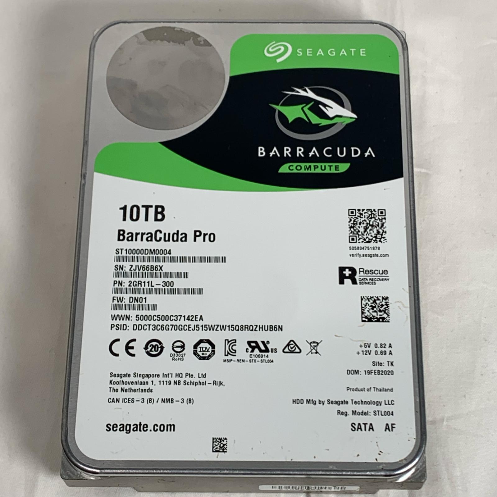SEAGATE 内蔵 HDD 3.5in 10結核症 ST10000DM0004