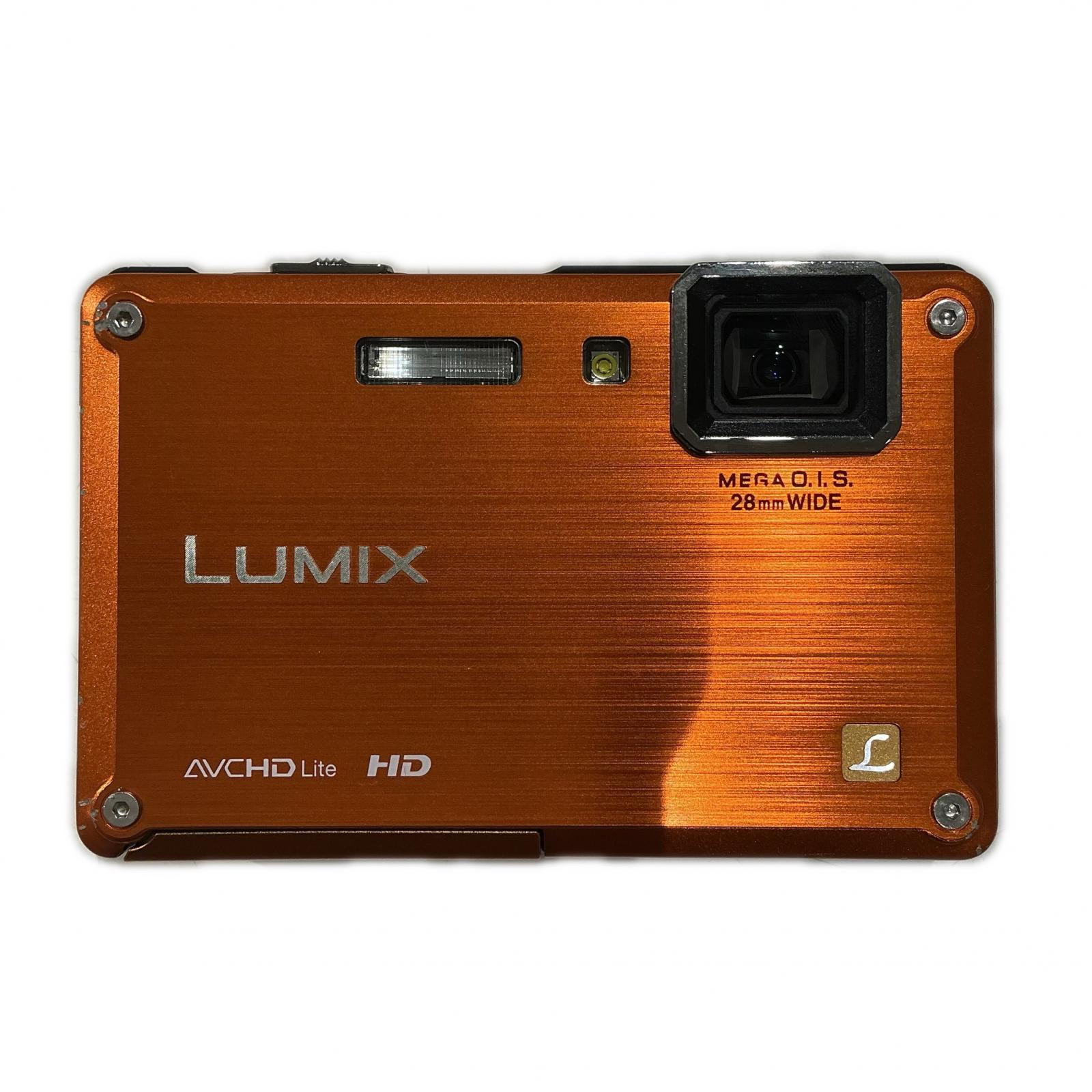 LUMIX LUMIX デジタル写真機 DMC-FT1 オレンジ色【中古】