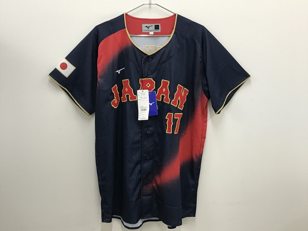 【未当て嵌める】MIZUNO ミズノ WBC ワールドベースボールクラシック 日本代議員団 17菊池雄星運動選手 侍ジャパン 写し物 制服O ベイスボールの愛らしさ