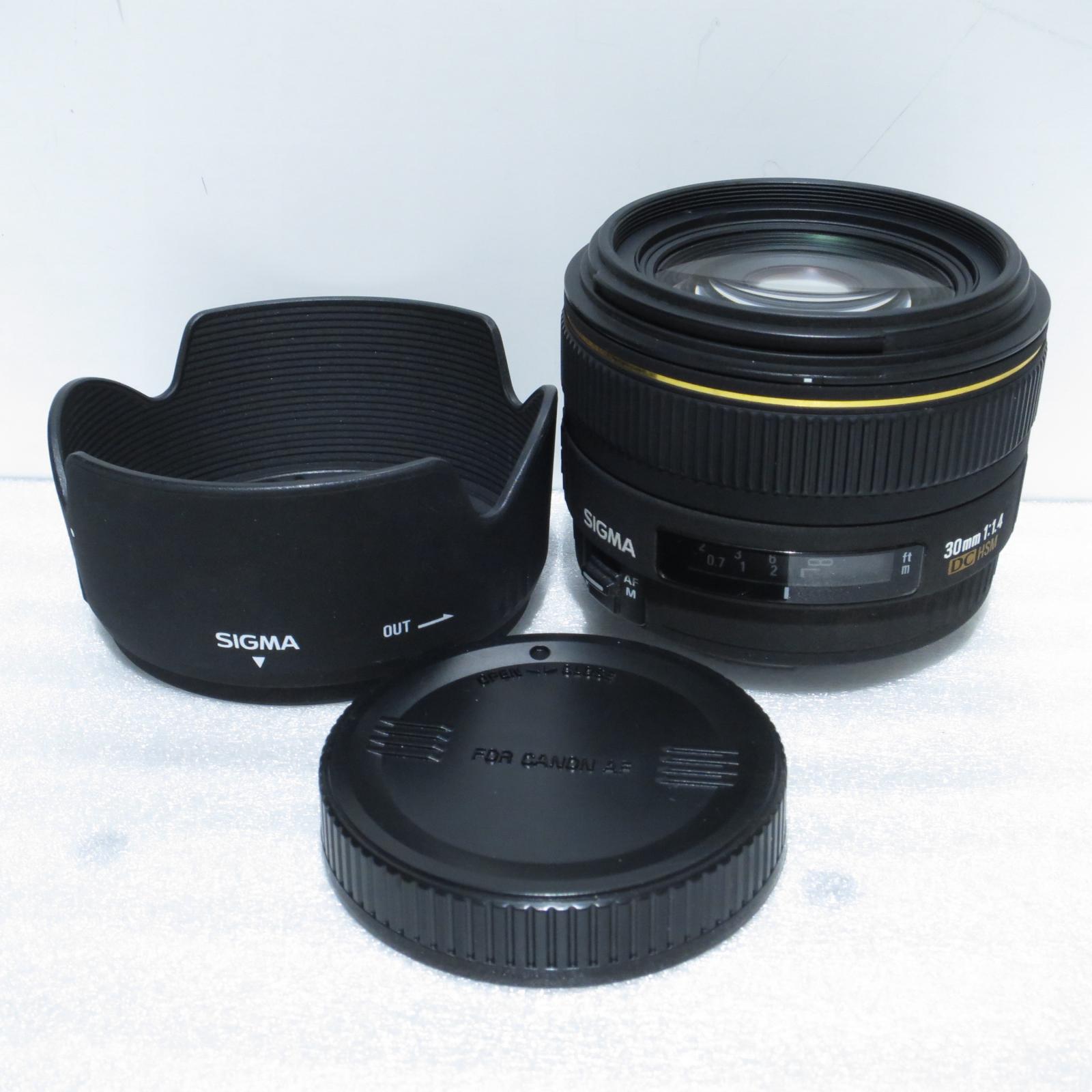 シグマ SIGMA APS-C専用Canon EFマウント単興味の中心水晶体 30粍 F1.4 DC HSM