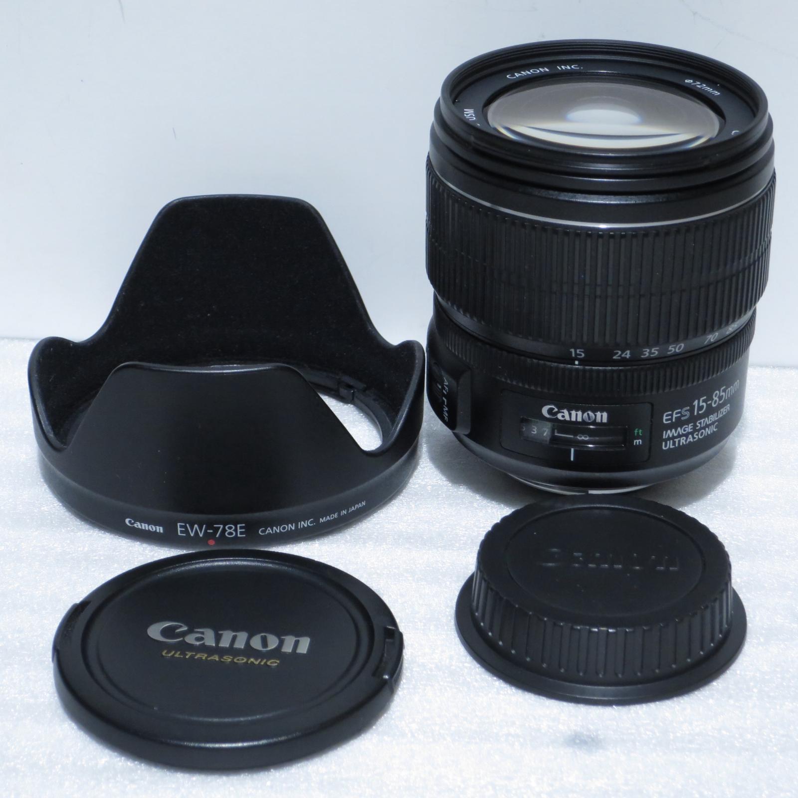 キヤノン Canon APS-C専用EF-Sマウント望遠レンズ EF-S 15-85粍 f/3.5-5.6 IS USM