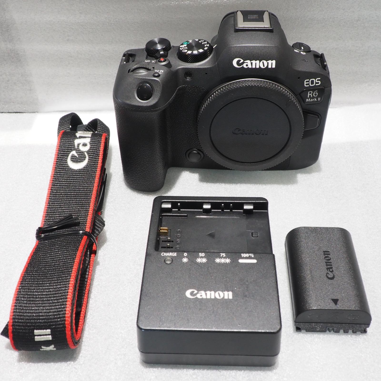 【全品ポイント10倍！要エントリー】【期間限定セール】Canon デジタル一眼カメラ EOS R6 Mark II ブラック【中古】｜ワットマン店