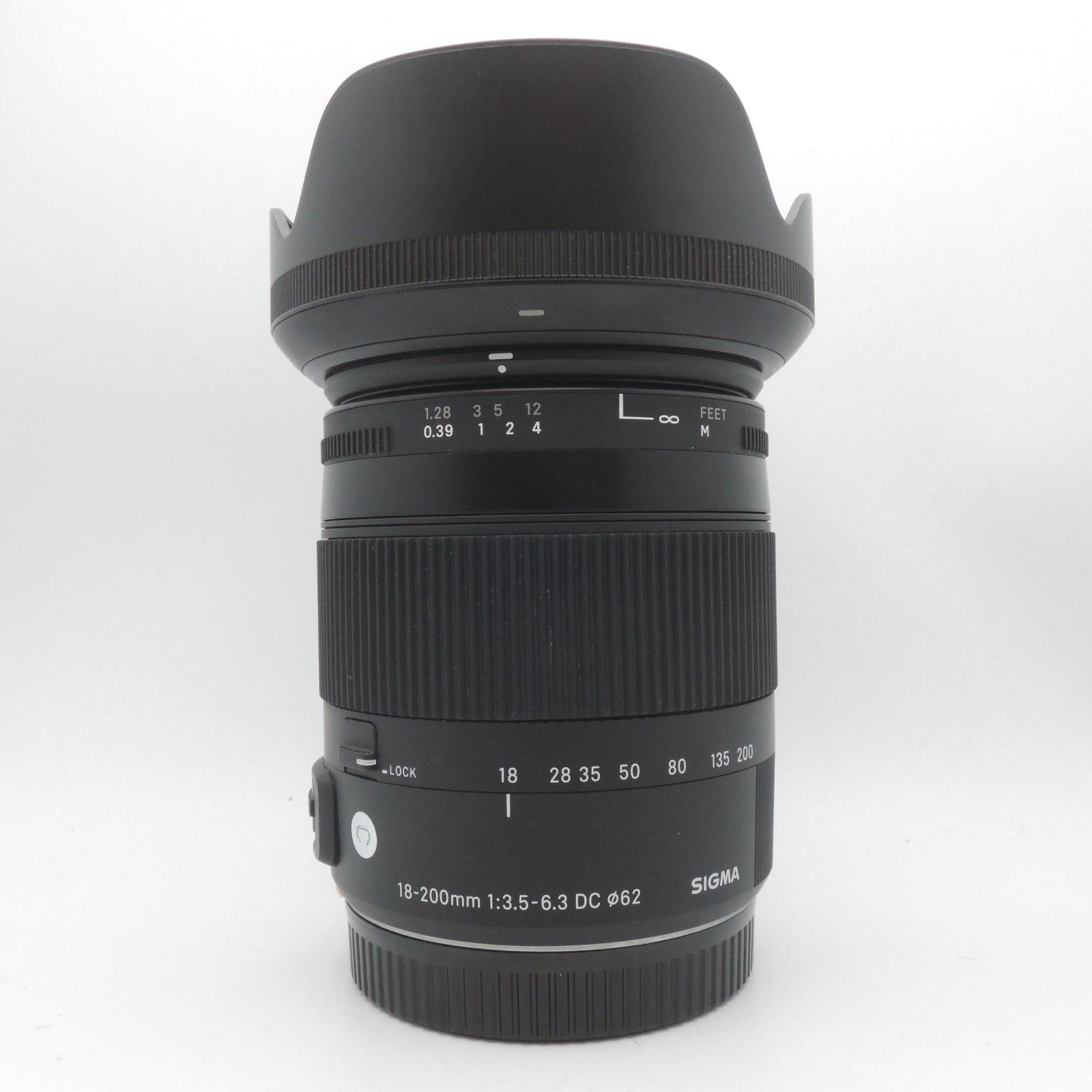 シグマ SIGMA 水晶体 18-200粍 f3.5-6.3 DC os