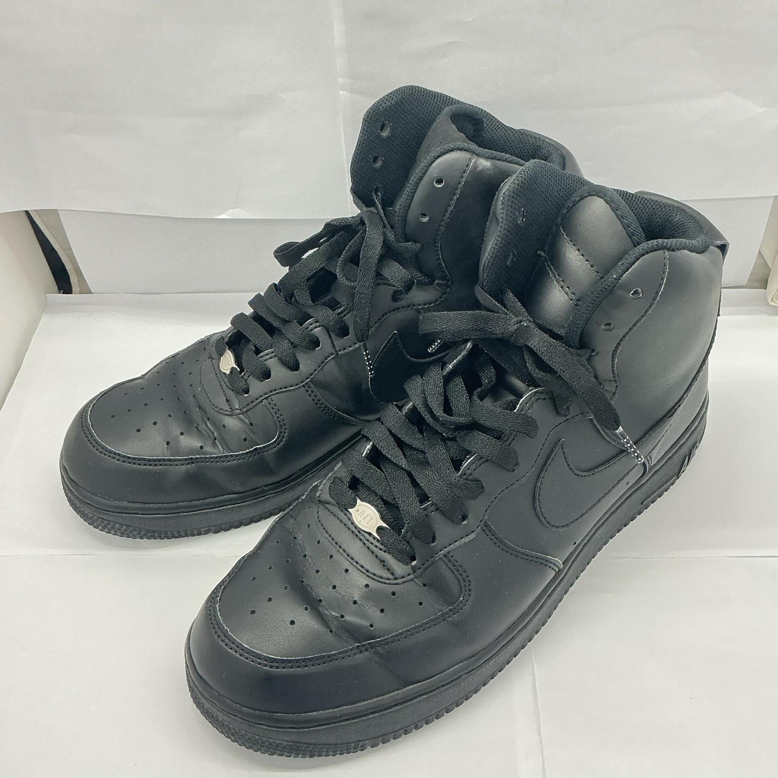 ナイキ NIKE メンズ スニーカー 315121-032 黒いこと【中古】