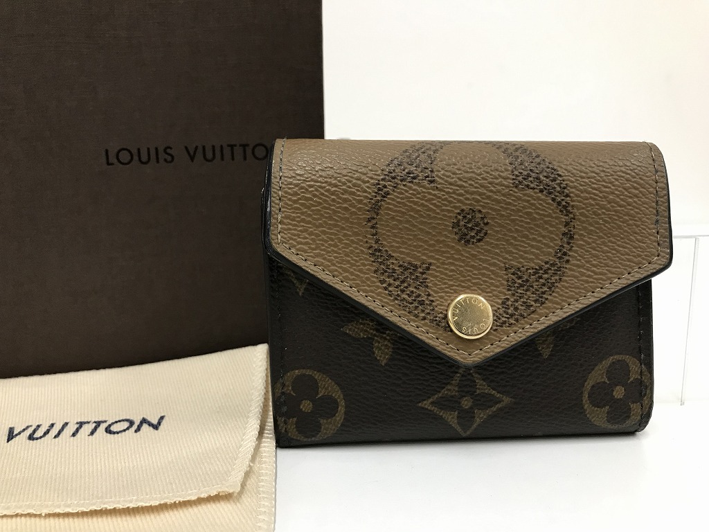 【全品ポイント10倍！要エントリー】【期間限定セール】ルイヴィトン LOUIS VUITTON　上品でスタイリッシュなお洒落の魅力　ポルトフォイユ・ゾエ　ミニ　小さめ　コンパクト　三つ折り財布｜ワットマン店