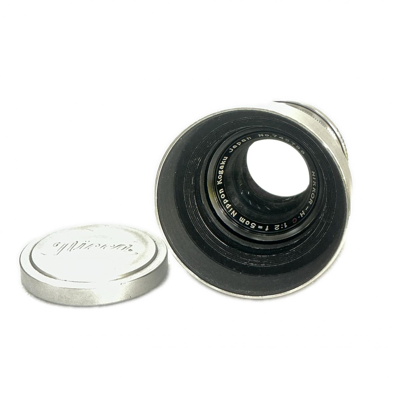 Nikon Nikon Nikkor-H 1:2 50粍 しろがね色【中古】