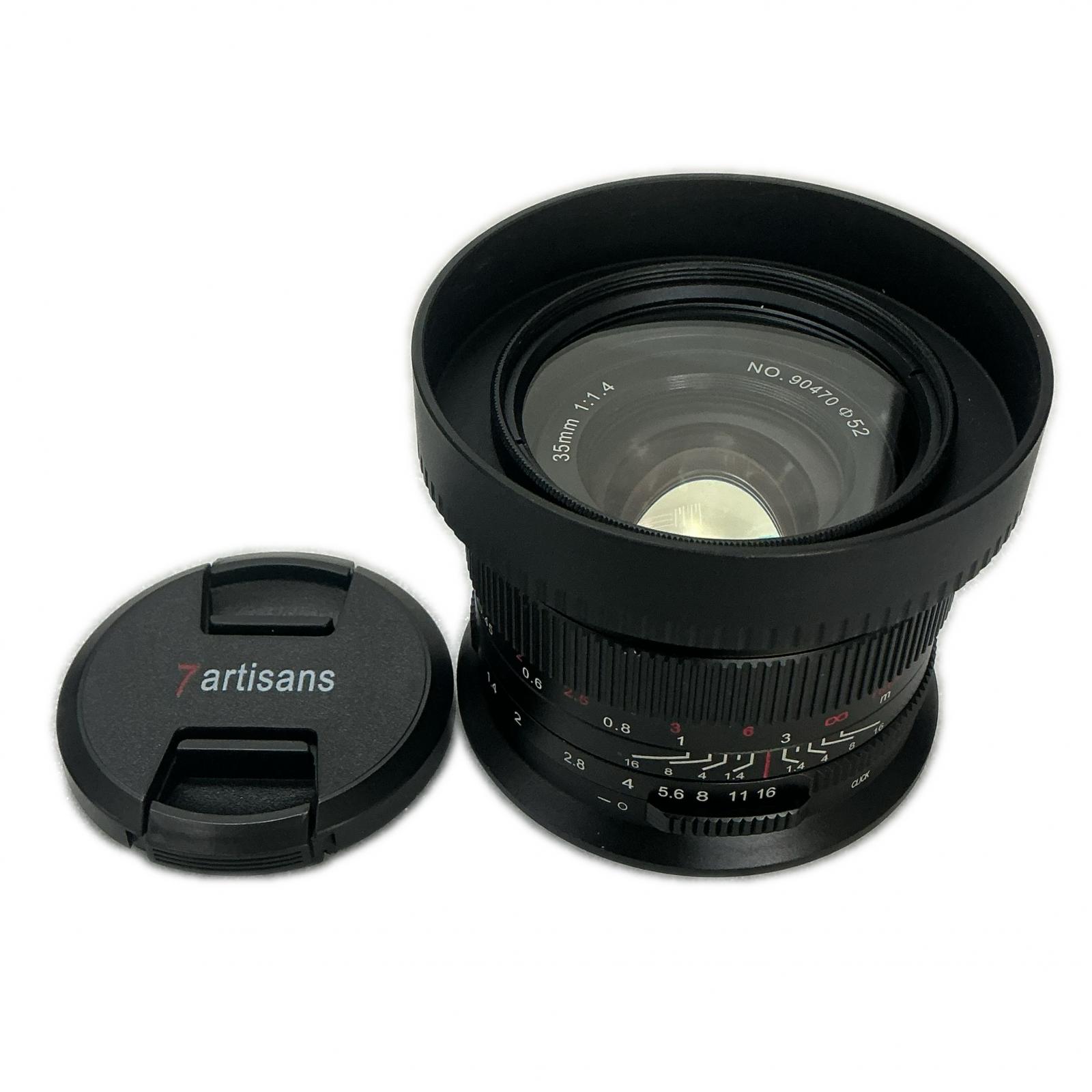 7artisans 7artisans 7artisans 35粍 F1.4 黒いこと【中古】