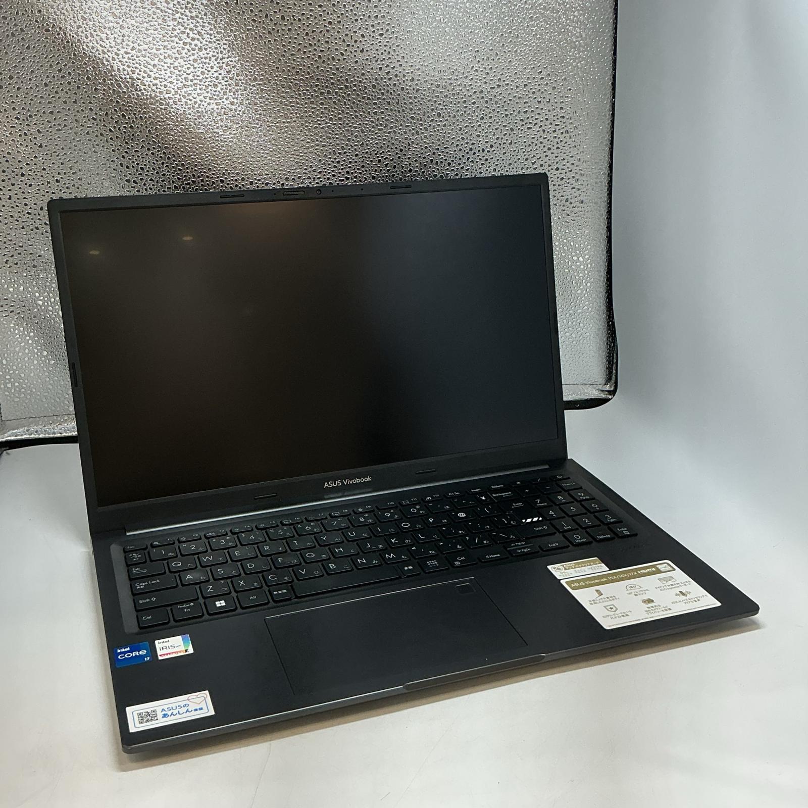 ASUS 万覚え帳パソコン K3504Z 黒いこと【中古】