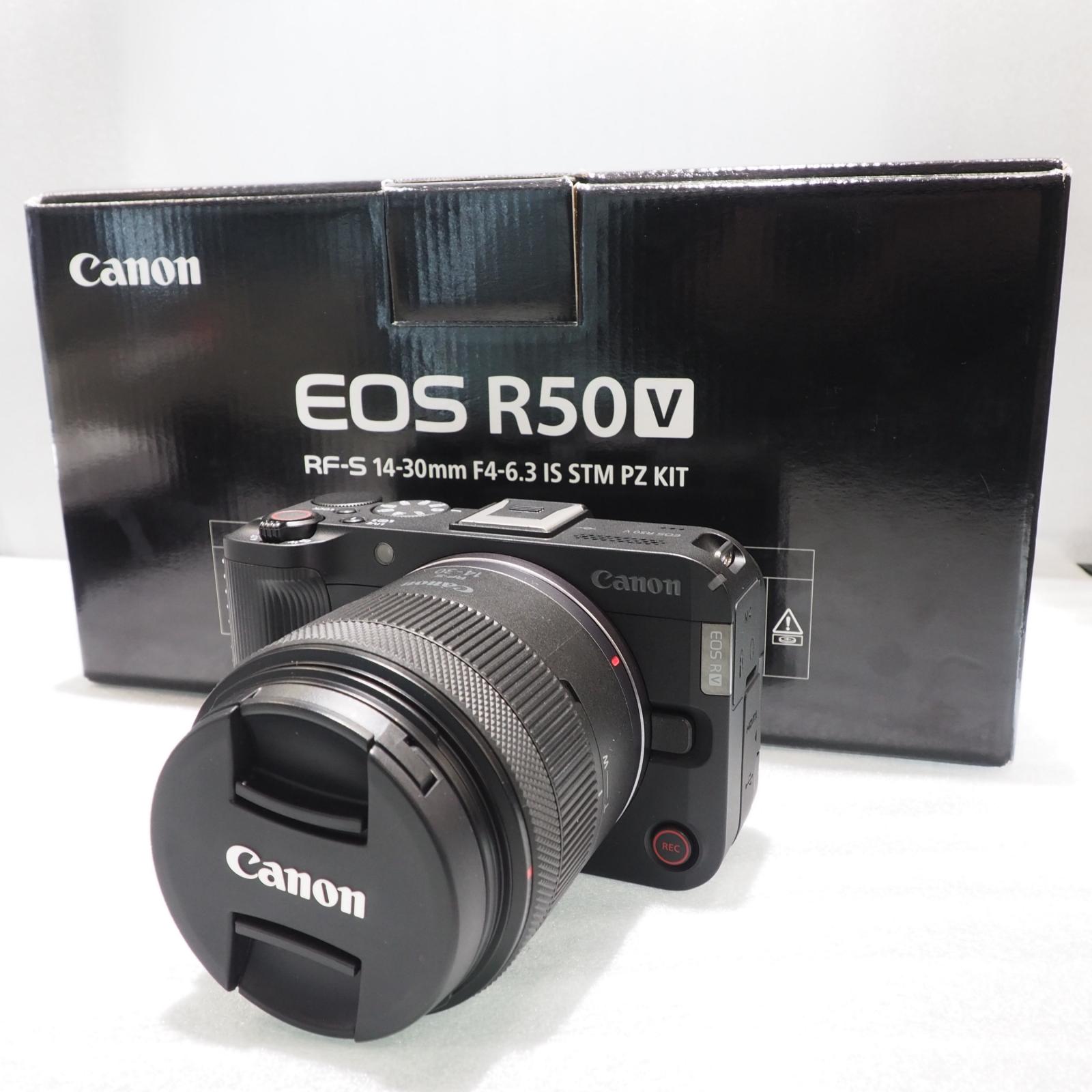 Canon デジタル一眼写真機 EOS R50 V RF-S 14-30粍 F4-6.3 IS STM PZ 水晶体KIT【中古】