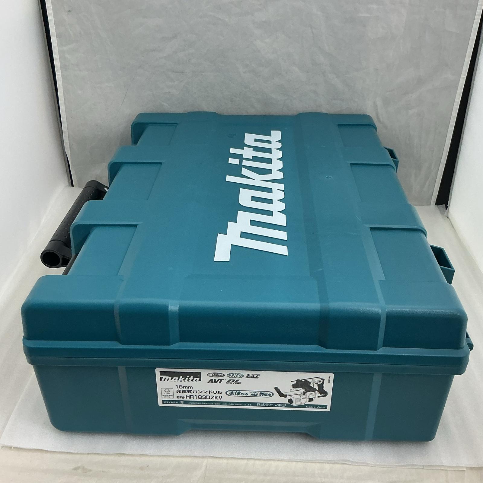 【未当て嵌める】マキタ  申し受ける式ハンマドリル  18V  18粍  SDSプラスシャンク HR183DZKV 青