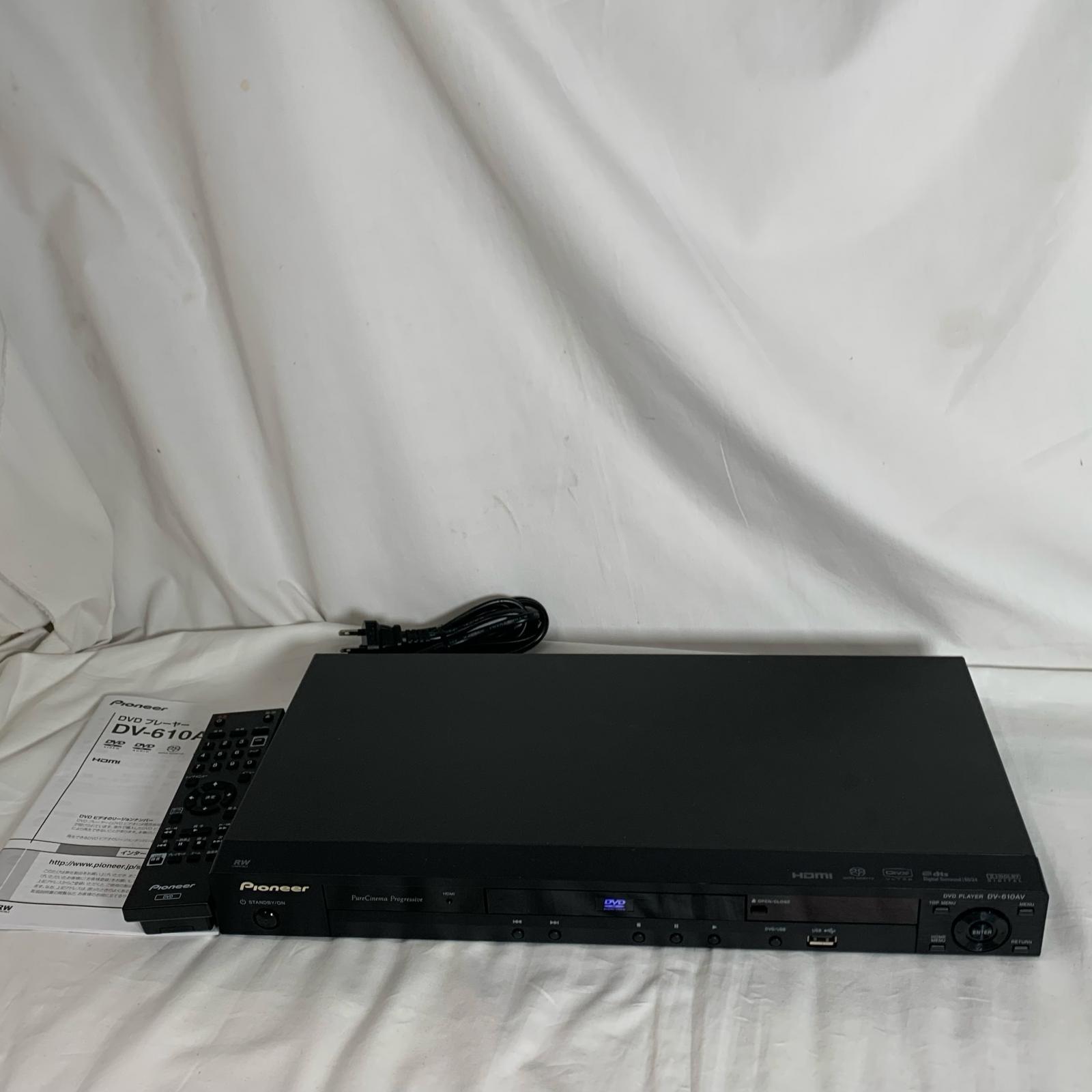 Pioneer ヴィデオディスク電気蓄音機 DV-610AV SACD相応う