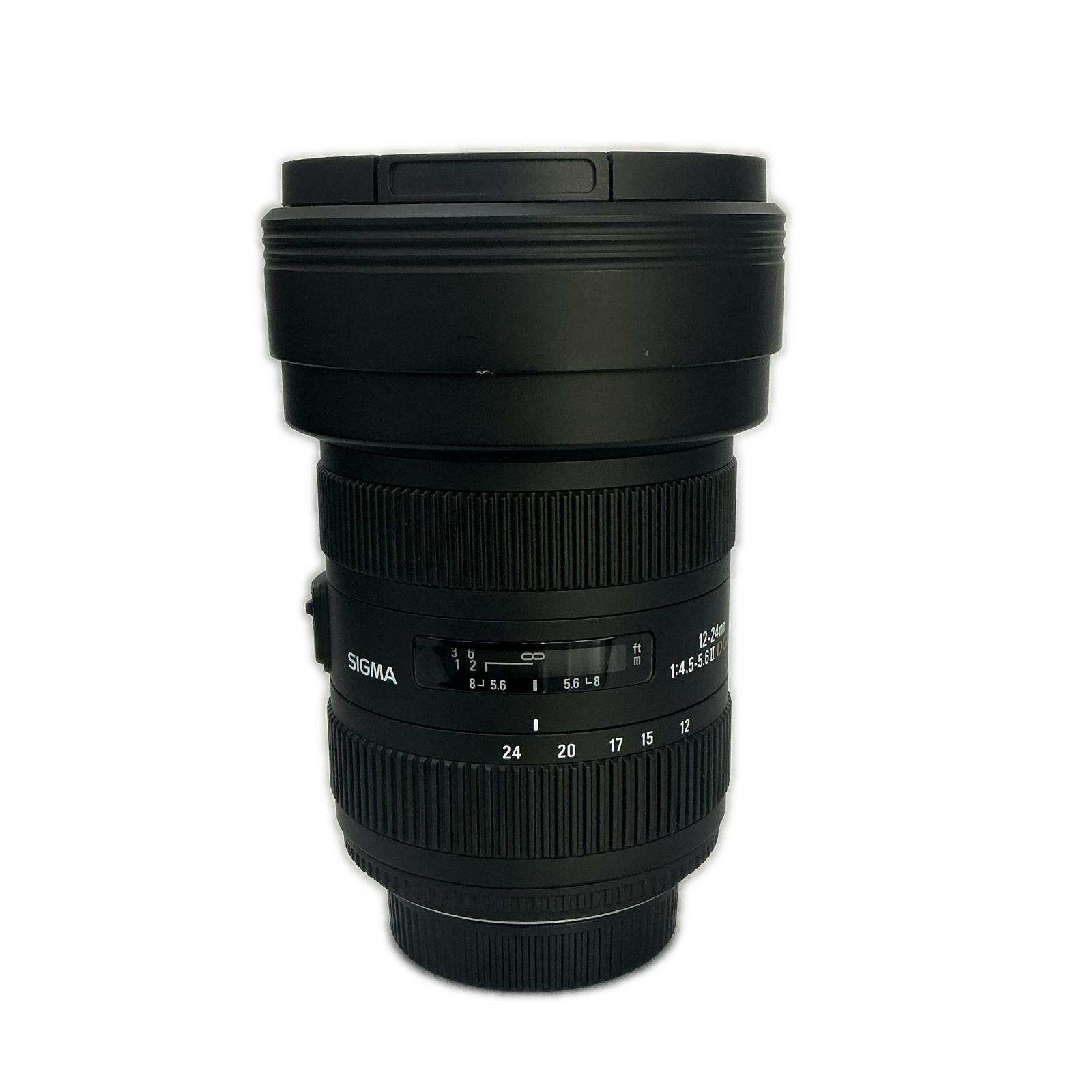 【全品ポイント10倍!要エントリー】【期間限定セール】SIGMA 交換レンズ SIGMA 12-24mm F4.5-5.6 II DG HSM ブラック【中古】|ワットマン店