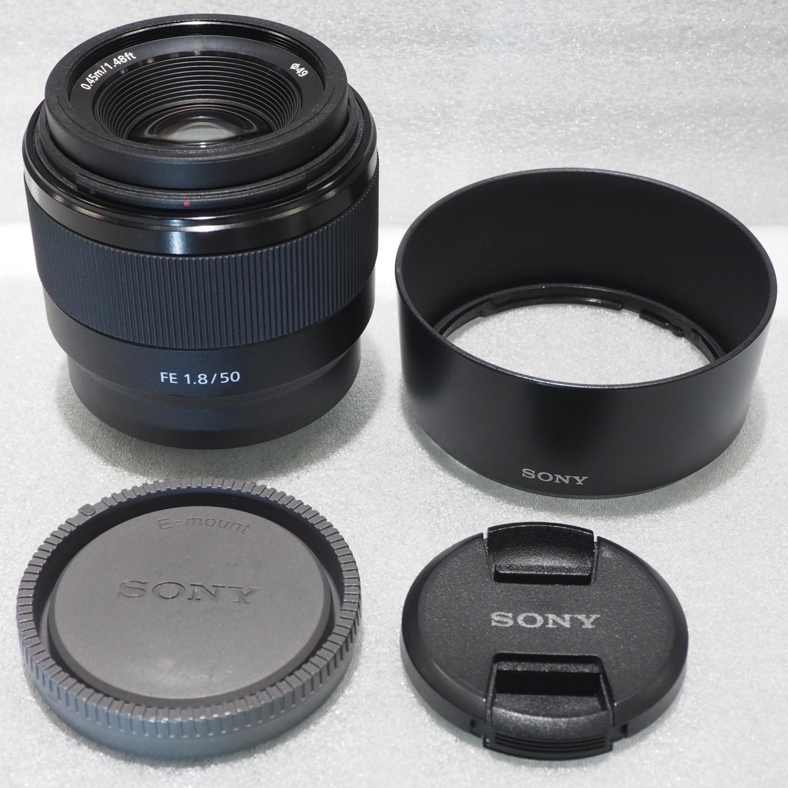 SONY  取り替えっこ水晶体 FE 50粍 F1.8【中古】