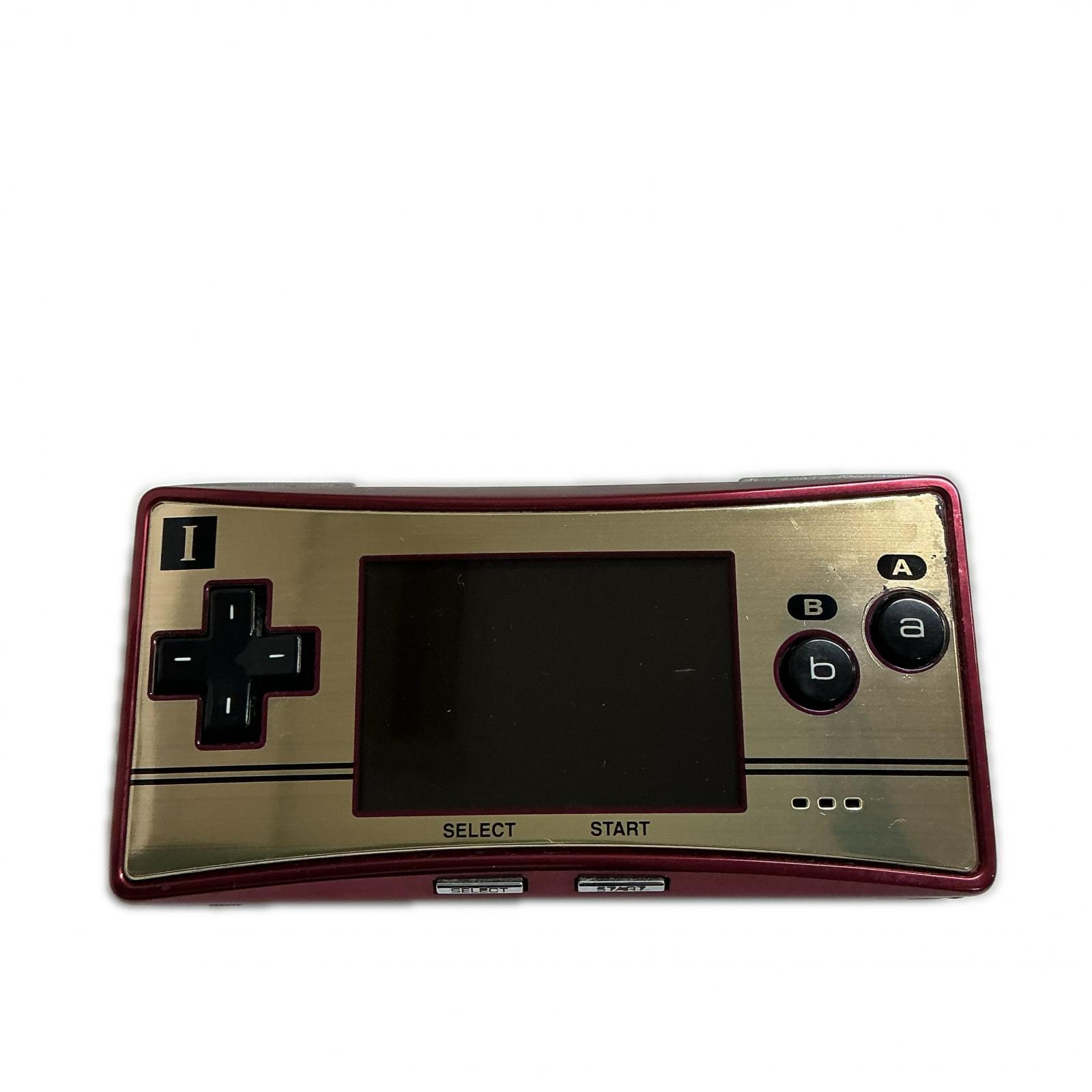 ゲームボーイミクロ本体 ファミコンバージョン マリオ20周年モデル|ワットマン店