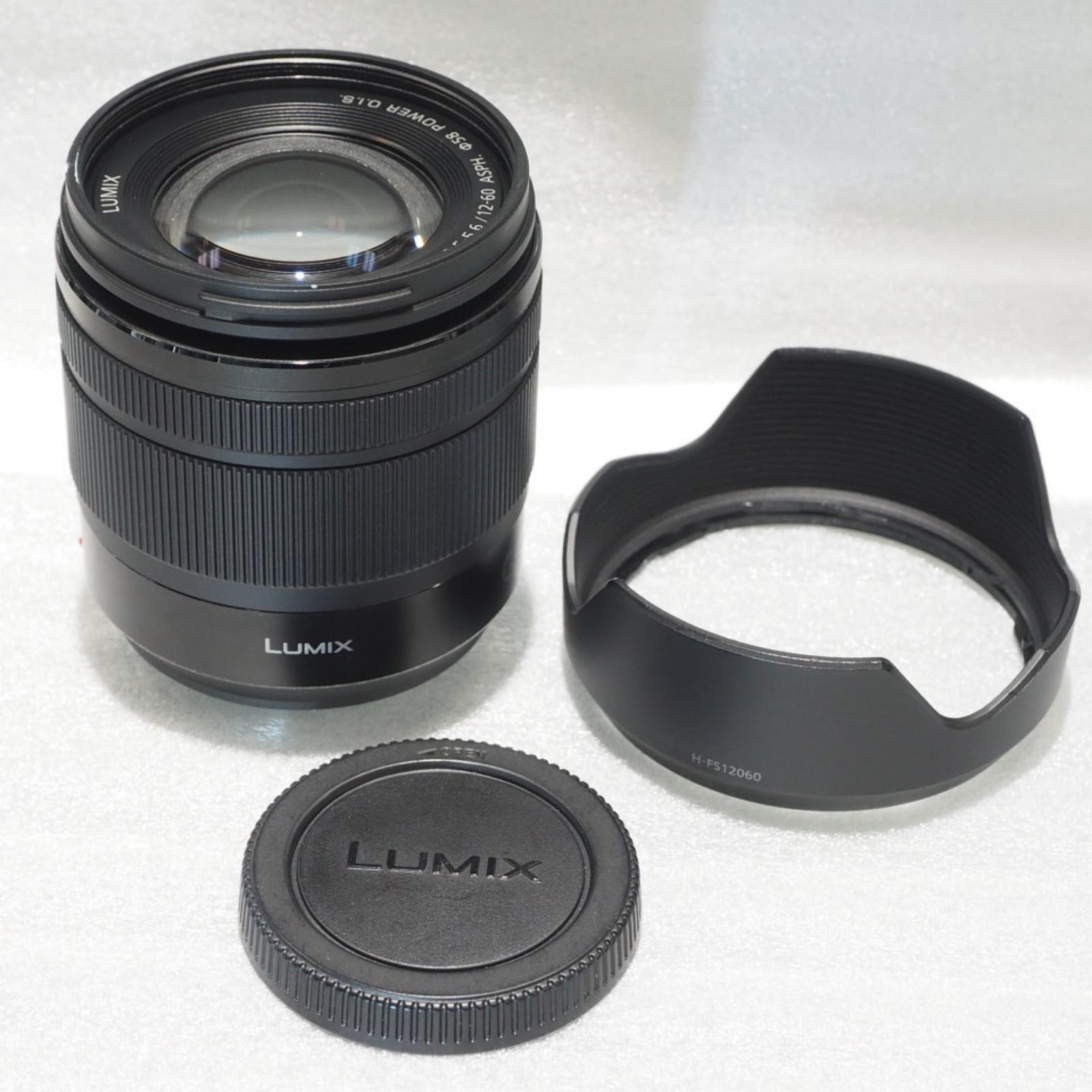 Panasonic 取り替えっこ水晶体 LUMIX G VARIO 12-60粍 F3.5-5.6 ASPH. POWER O.I.S.【中古】