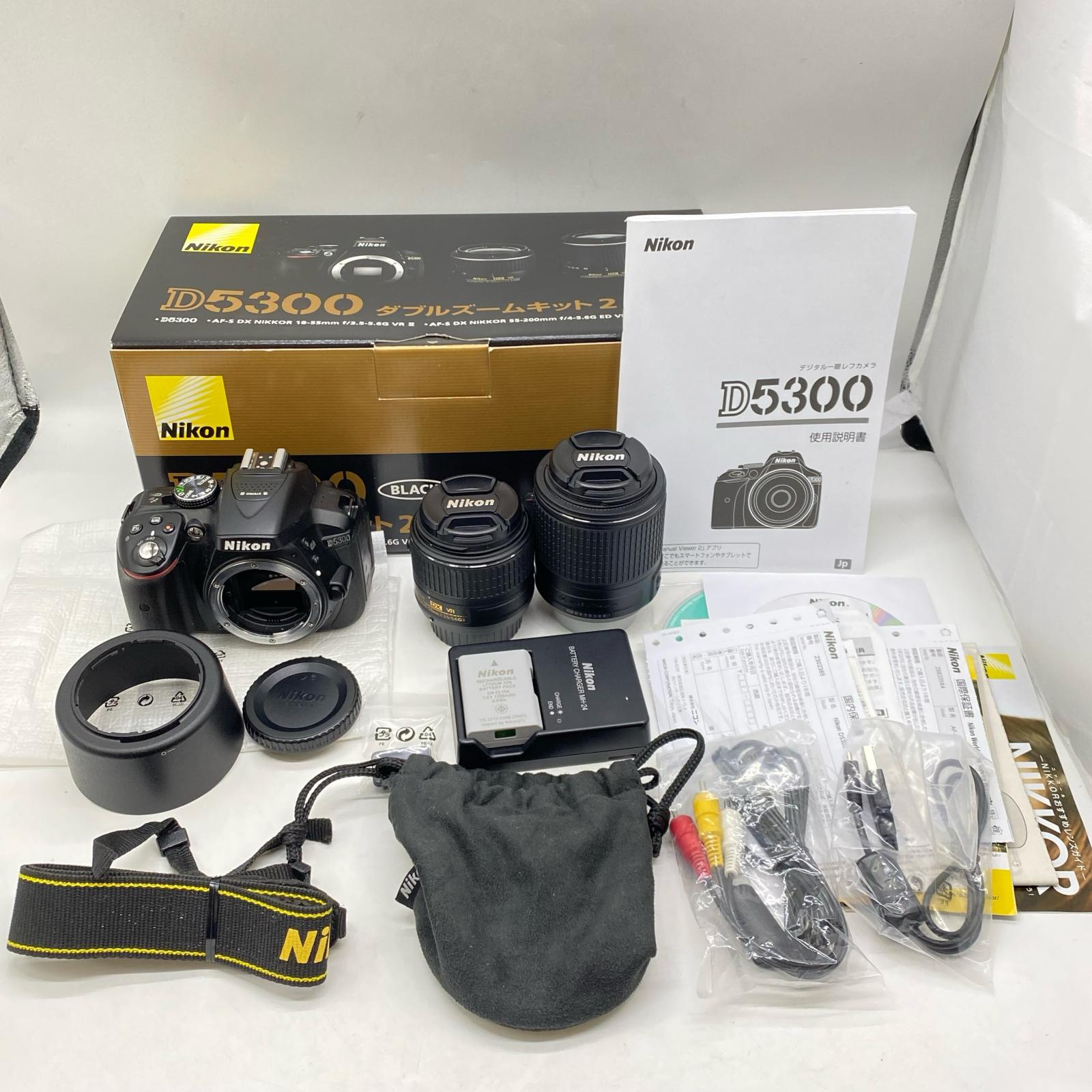 Nikon デジタル一眼二眼レフ写真機 ダブルズームキット2 【中古】