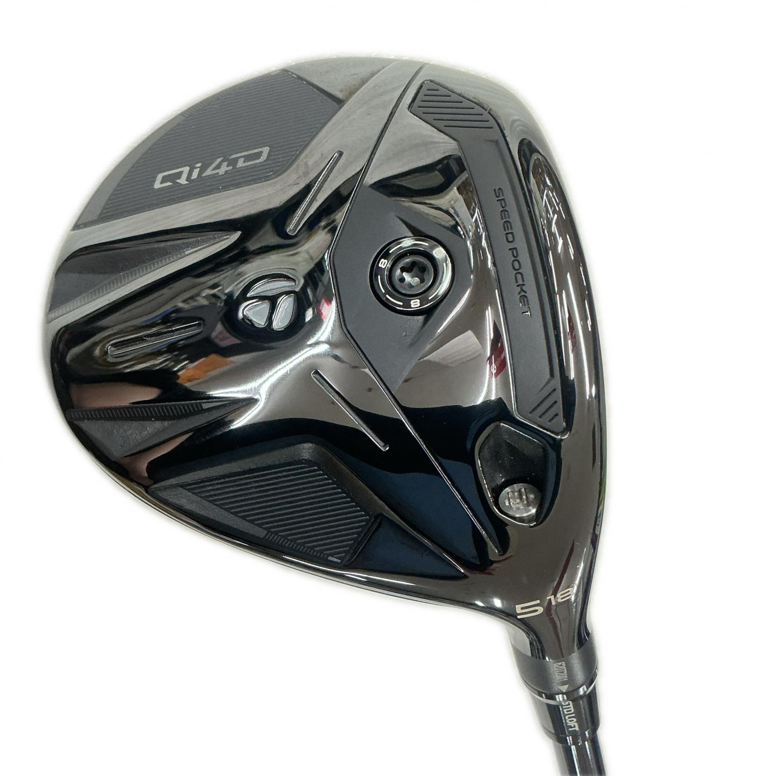 TaylorMade 仕立て屋お手伝いさん Qi4D フェアウェイウッド 屋根裏部屋角18度 5番白木 【中古】