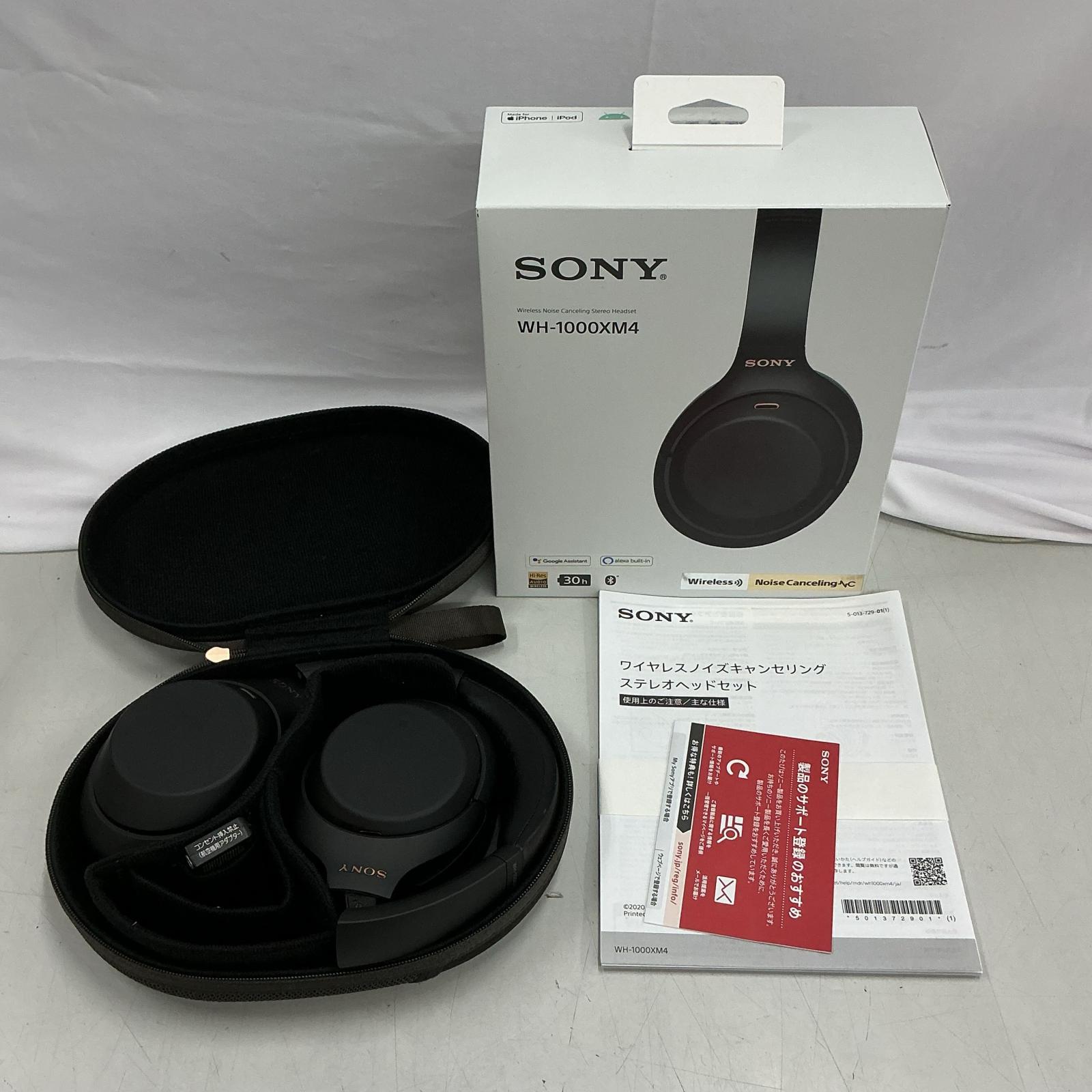 【ジャンク】ソニー SONY WH-1000XM4 ワイヤレスヘッドフォン【中古】