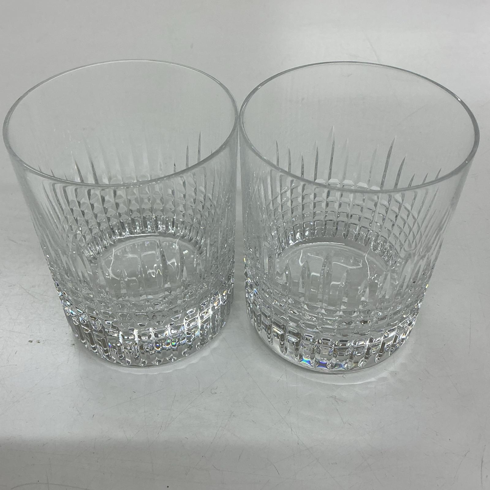バカラ ナンシー 鍵を掛ける水呑み 2客仕掛ける 【中古】