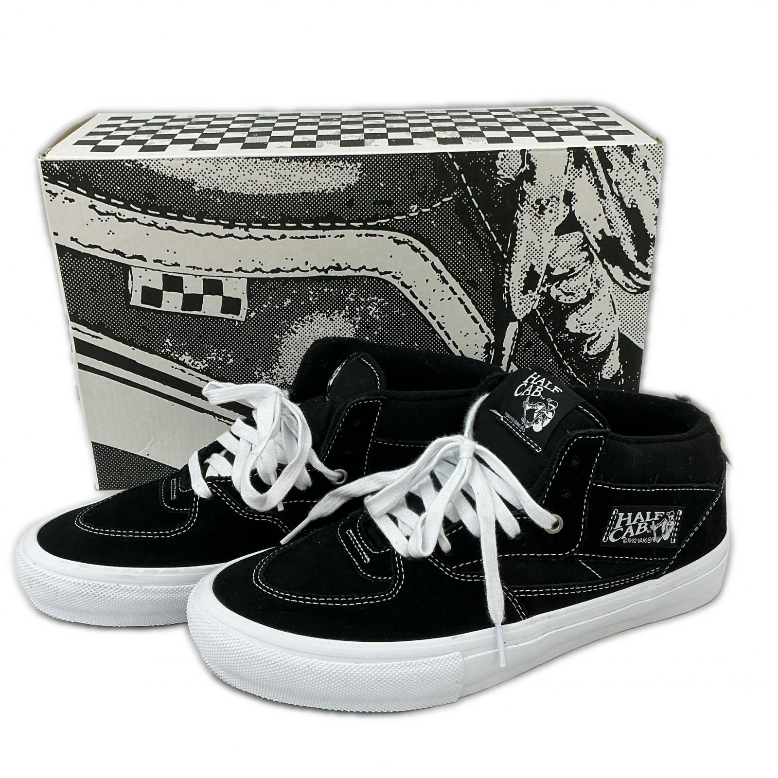 VANS スケートハーフキャブ VN0A5FCDY28 黒いこと/白いこと【中古】