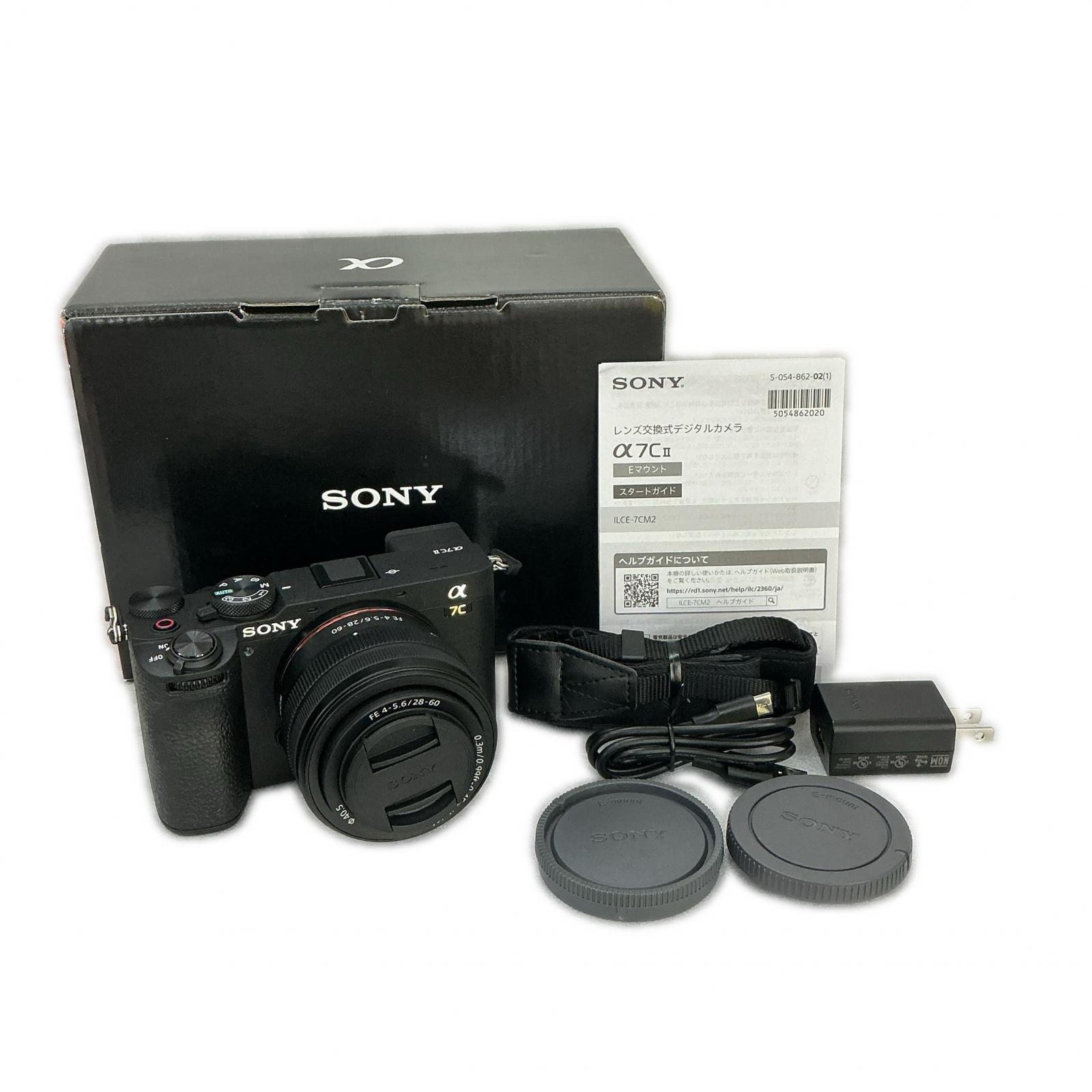 【全品ポイント10倍!要エントリー】【期間限定セール】Sony Sony ミラーレス一眼カメラ Sony α7C II レンズキット ブラック【中古】|ワットマン店