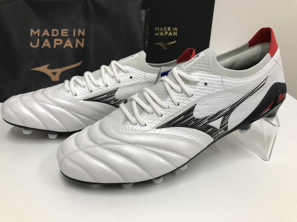 【全品ポイント10倍！要エントリー】未使用品　タグ付き　ミズノ　MIZUNO　サッカースパイク モレリア NEO4B JAPAN 　27.5ｃｍ　シューズ靴　サッカーの魅力　P1GA234009｜ワットマン店