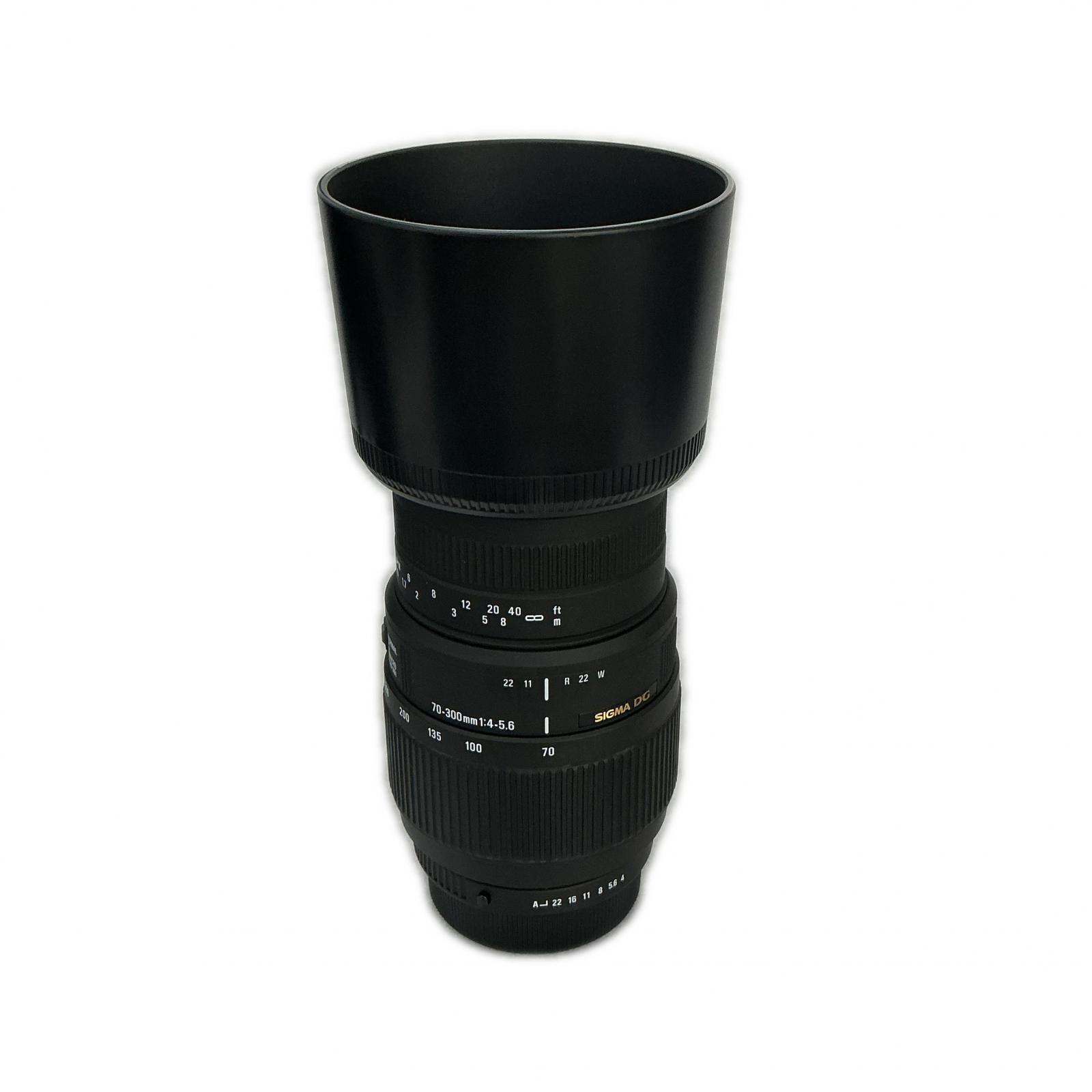 【全品ポイント10倍!要エントリー】【期間限定セール】交換レンズ SIGMA 70-300mm F4-5.6 DG MACRO ブラック【中古】|ワットマン店
