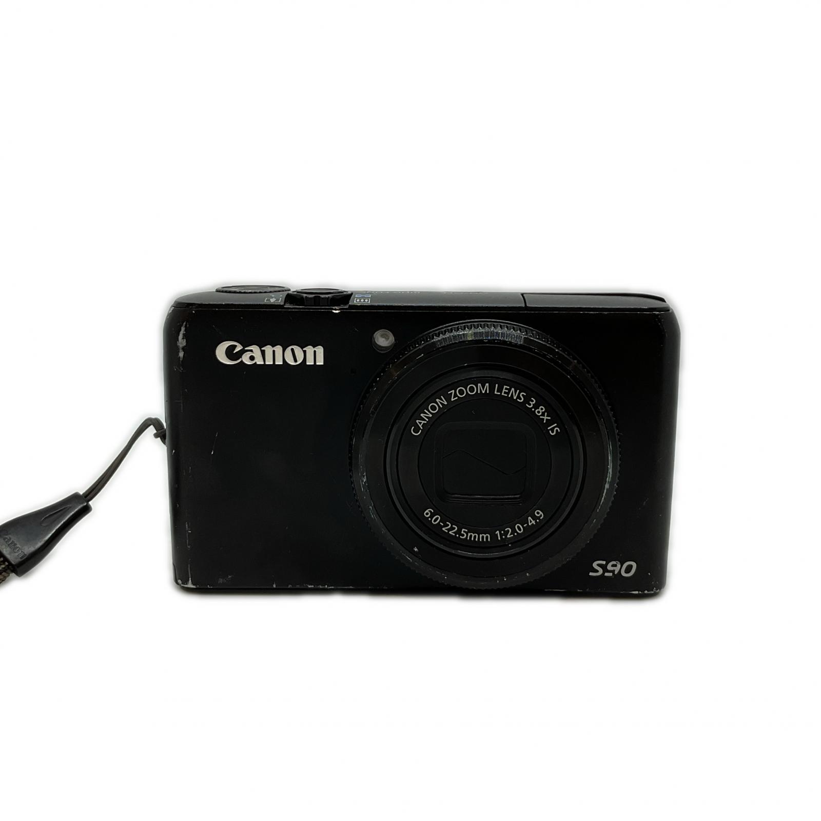 【全品ポイント10倍！要エントリー】【難あり】Canon デジタルカメラ PowerShot S90 ブラック【中古】｜ワットマン店