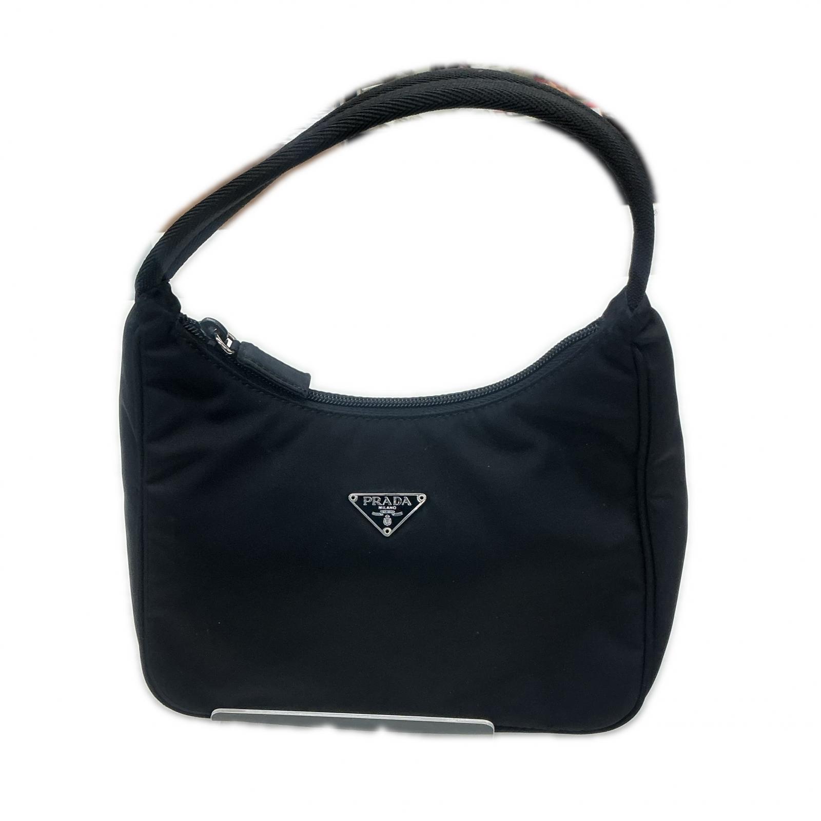 プラダ PRADA レディース ハンドバッグ MV515 ナイロン ブラック MV515【中古】｜ワットマン店