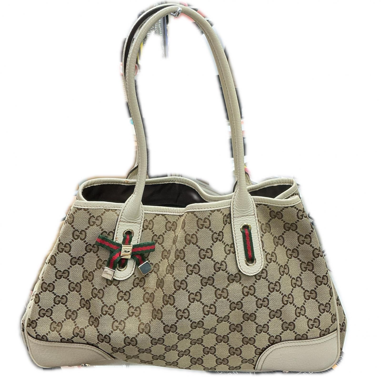 【全品ポイント10倍!要エントリー】グッチ GUCCI ユニセックス トートバッグ 163805 ベージュ【中古】|ワットマン店
