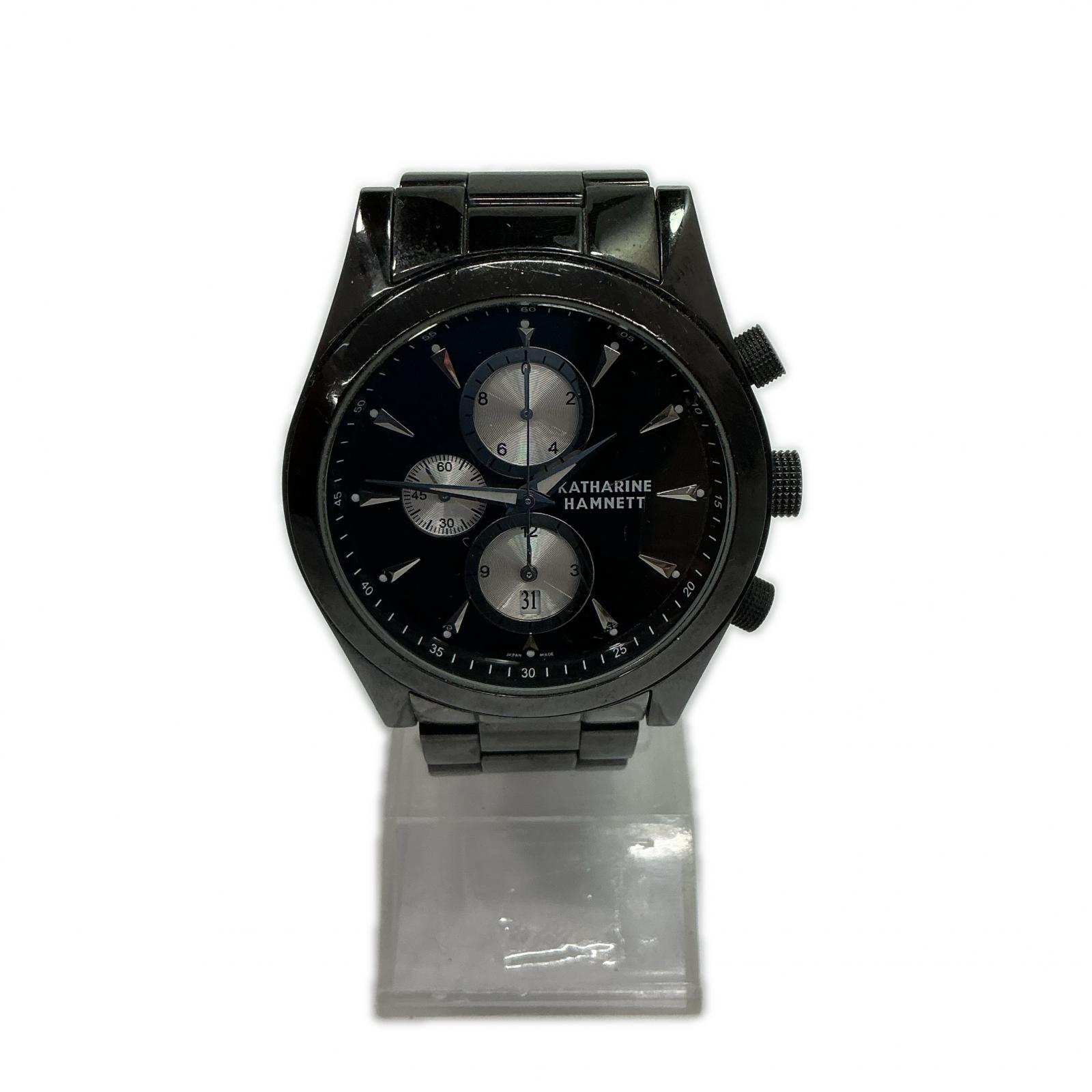 【全品ポイント10倍！要エントリー】キャサリン・ハムネット KATHARINE HAMNETT メンズ クオーツ腕時計 KH-2360【中古】｜ワットマン店